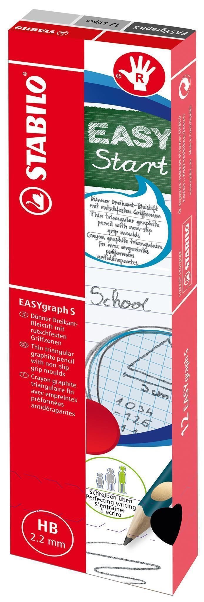 STABILO Bleistift STABILO EASYgraph S R HB grün