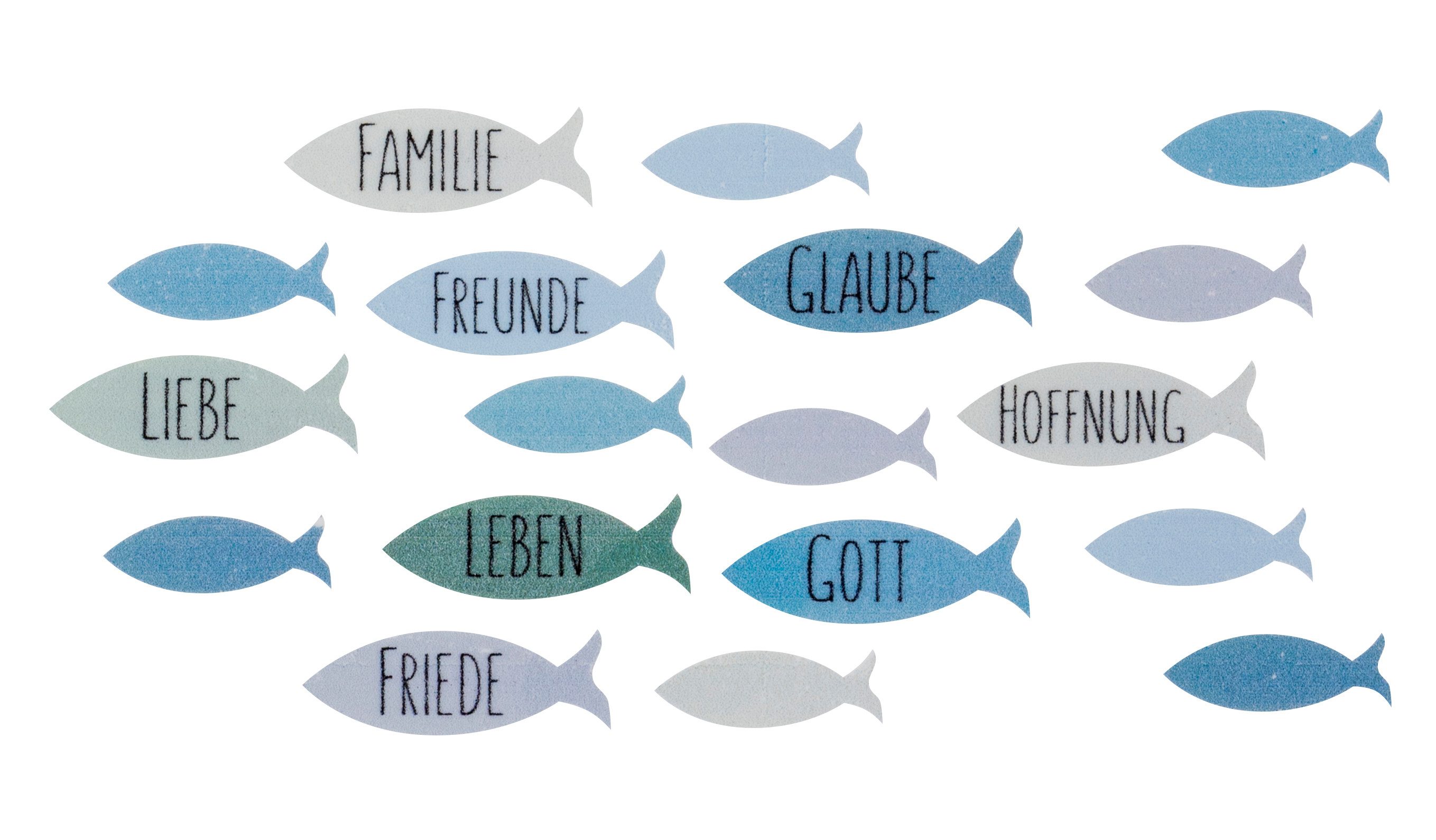 efco Stumpenkerze Wachsmotiv Fischschwarm, 8,5 cm günstig online kaufen