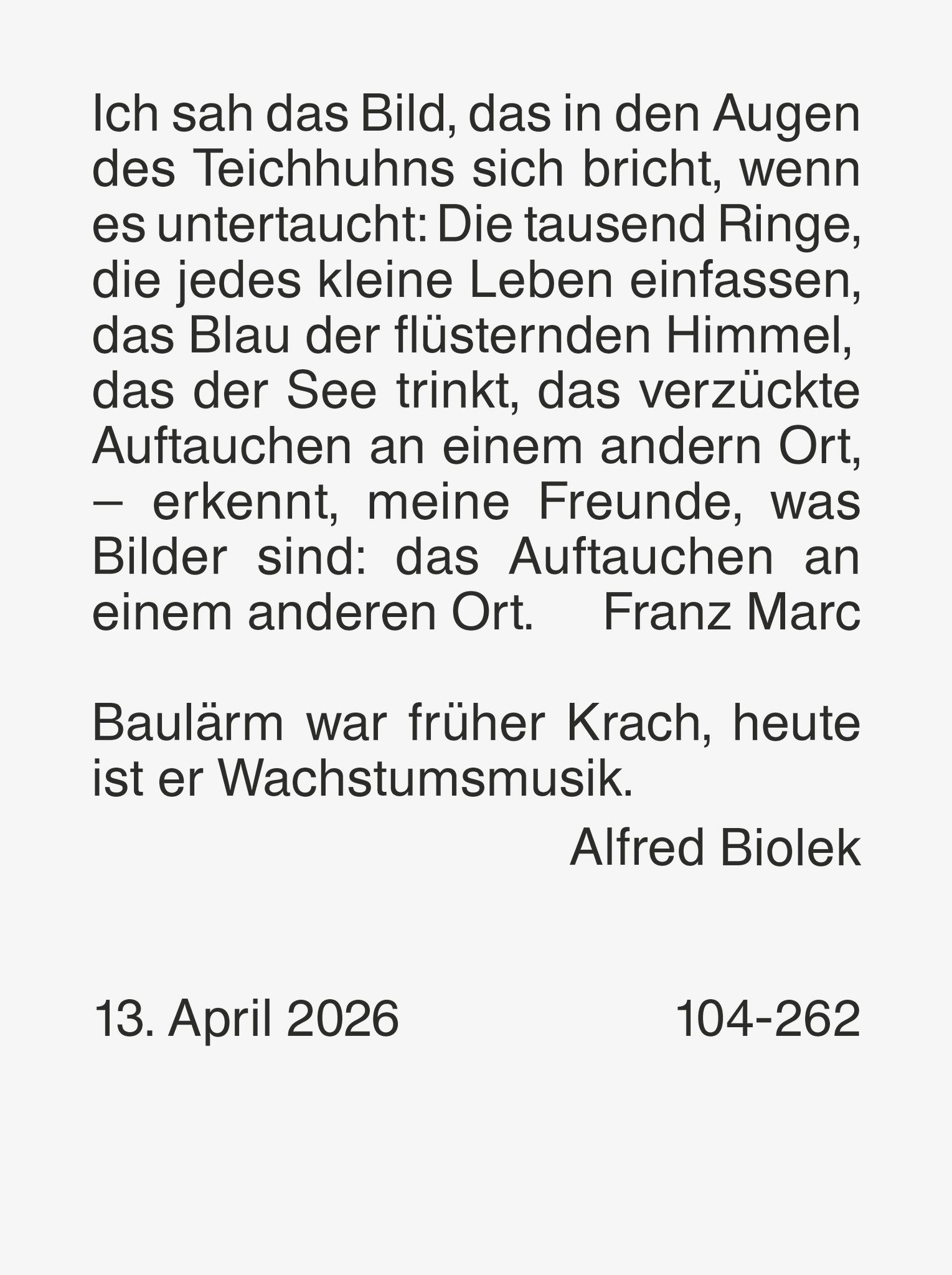 BRUNNEN Abreißkalender BRUNNEN 1070302006 Tagesabreißkalender 53,6x71mm Nr.2