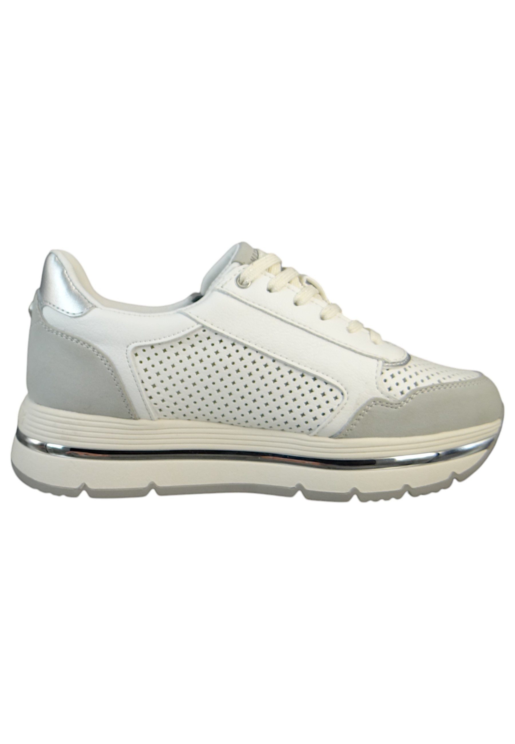 Mustang Shoes 1498302 1 Weiss Sneaker