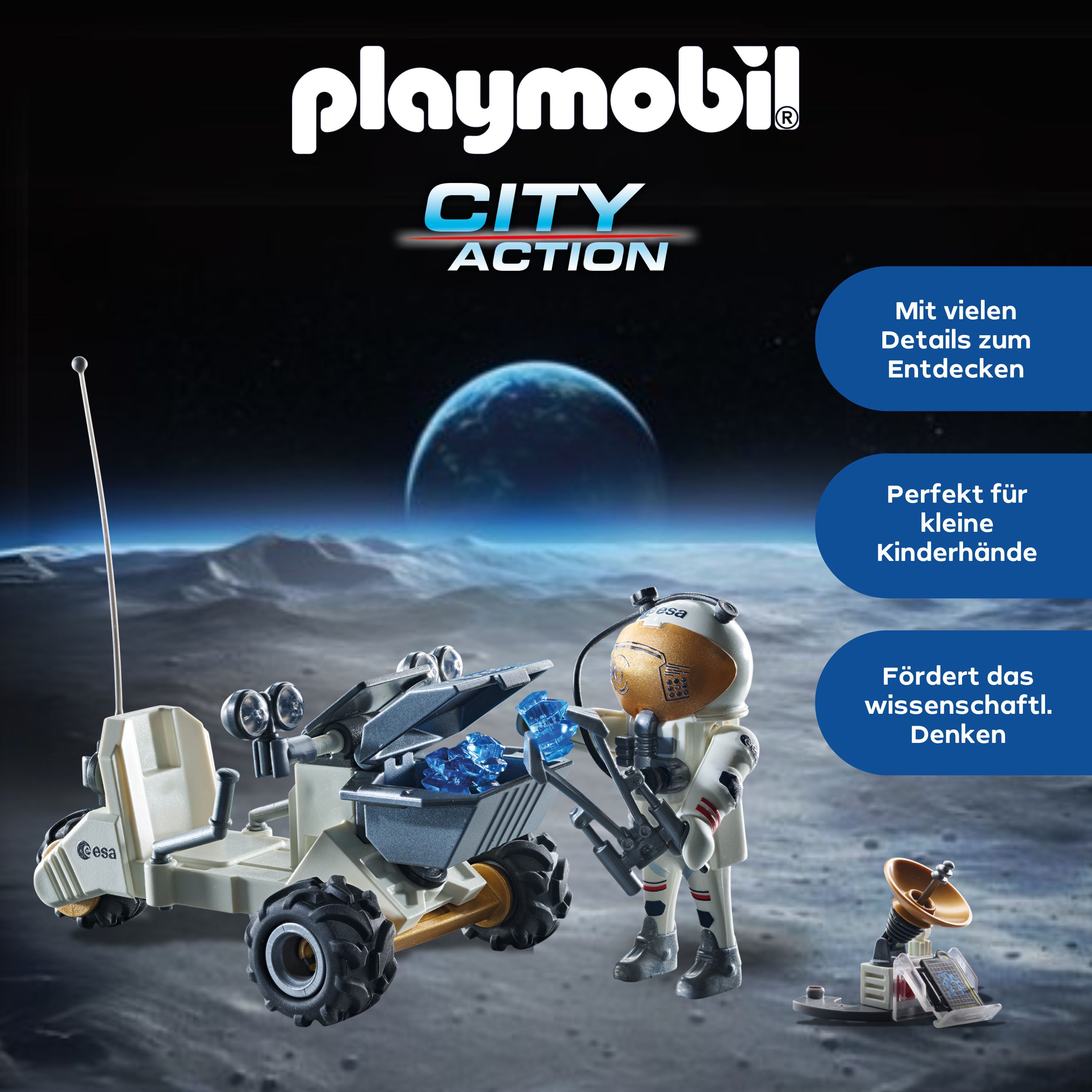Playmobil® Weltraummission (71734), Playmobil Action Heroes Konstruktions-Spielset, (57 St), Made in Europe