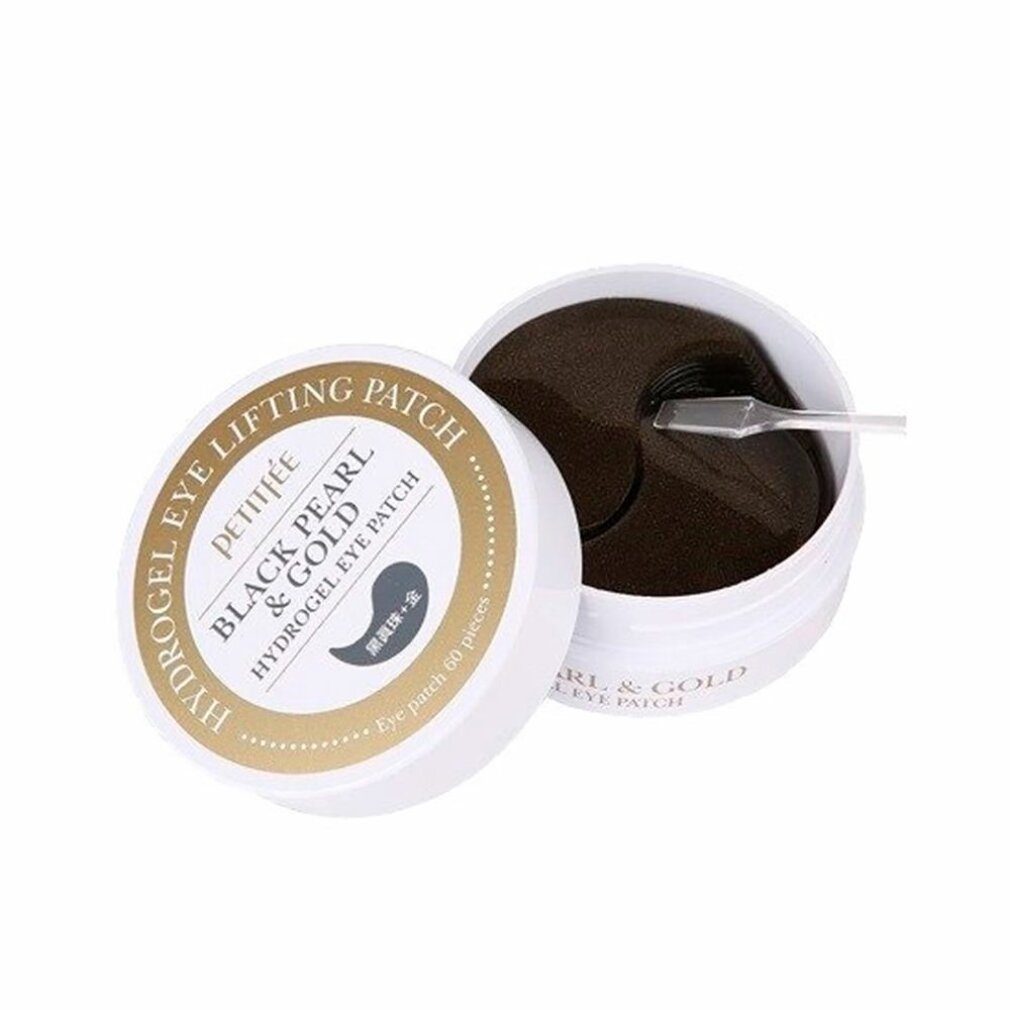 Petitfée Tagescreme Hydrogel Eye Patch with Black Pearls Black Pearl & Gold