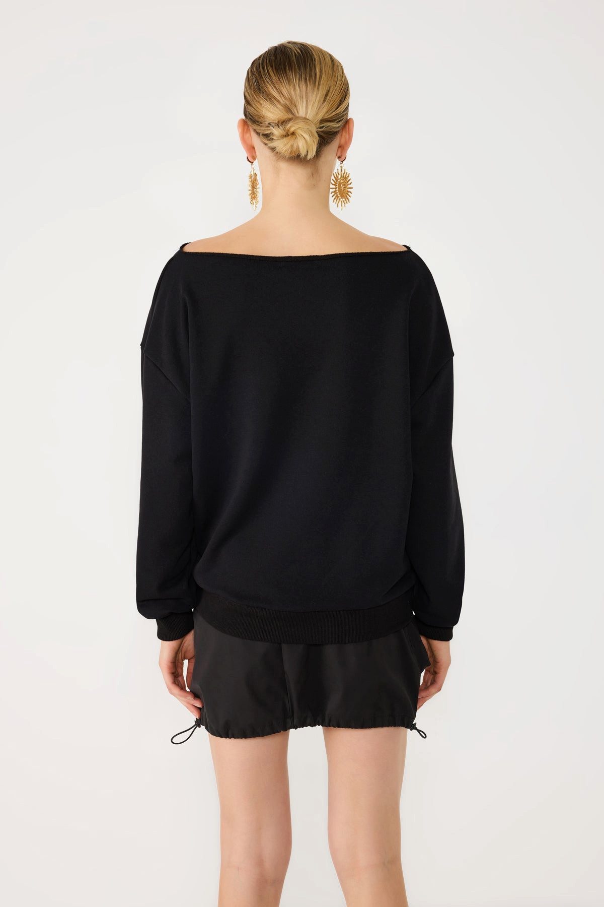 No Matter What Kapuzensweatshirt Sweatshirt mit Leopardenmuster und Lippenprint – Bild 5 von 5