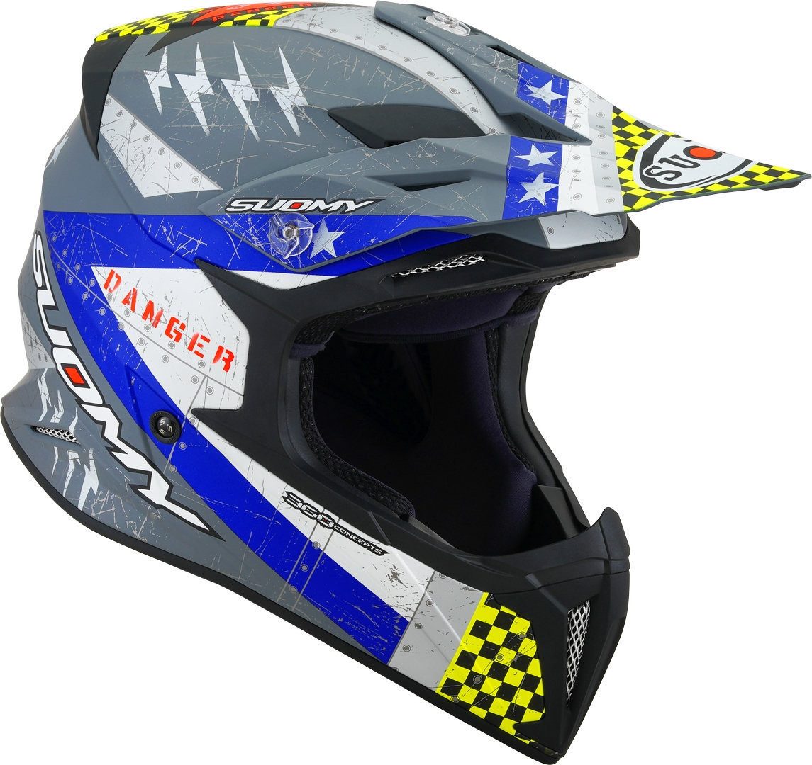 Suomy Motocrosshelm X-Wing Jetfighter Motocross Helm, Atmungsaktiv