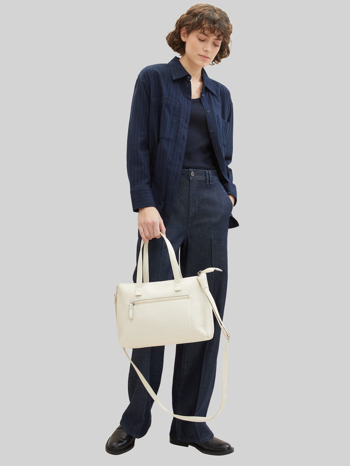 TOM TAILOR Shopper Bags, TTELIS M Tragetasche mit Logo-Prägung
