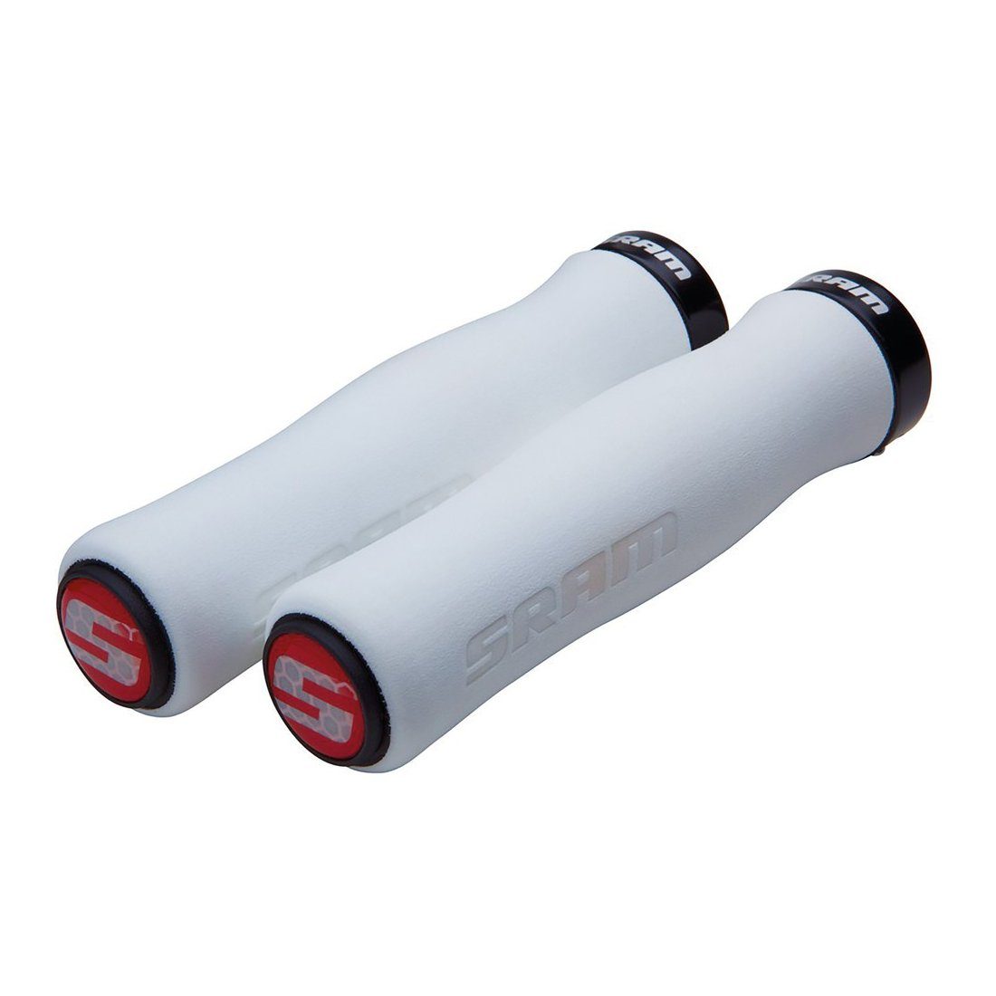 SRAM Fahrradlenkergriff Ergo-Schraubgriffe, Schaumstoff, 129 mm, Single Clamp