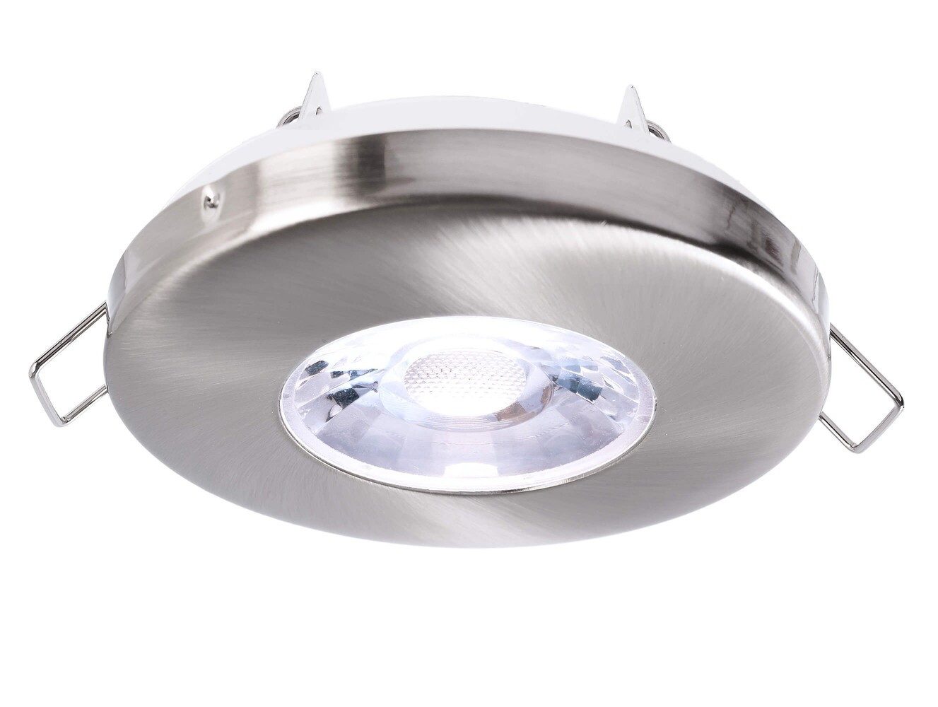 Deko-Light Einbaurahmen Ein- und Aufbaurahmen Edelstahl, silber, Einbau, max. 35W, GU10, IP54