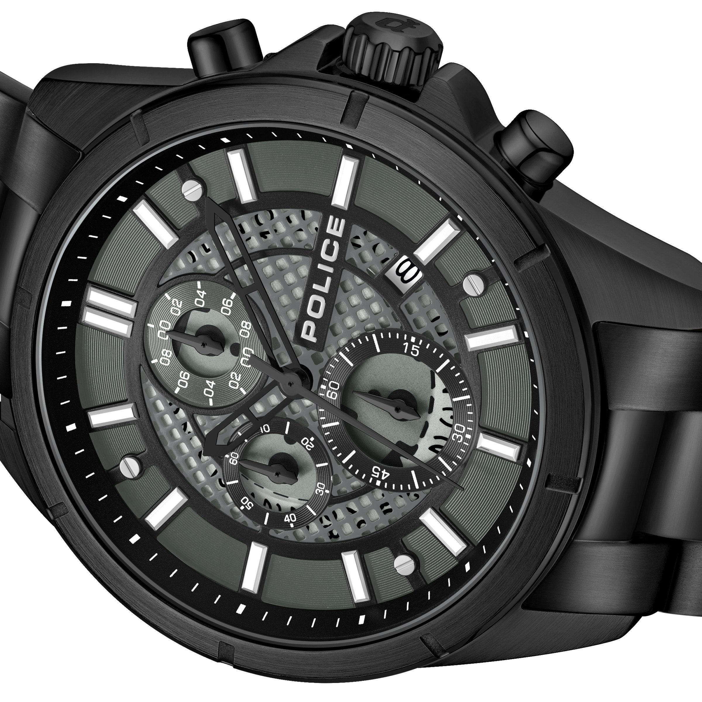 Police Quarzuhr Quarzuhr Herrenuhr 45 Quarz Herren PEWGI0054004