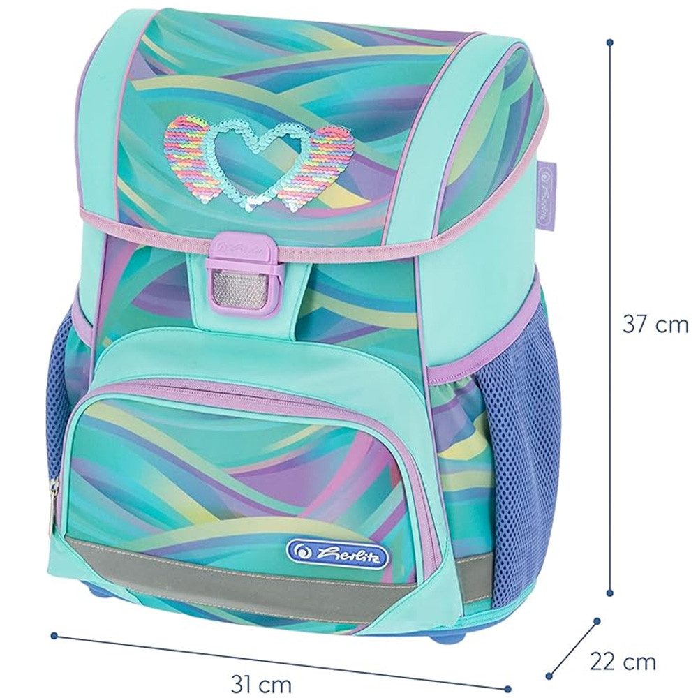 Herlitz Schulranzen Set Loop Plus 10-teilig 2026 Mädchen Minty Love