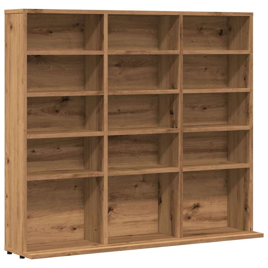 vidaXL CD-Regal CD-Regal Artisan-Eiche 100x23x89,5 cm Holzwerkstoff, 1-tlg.