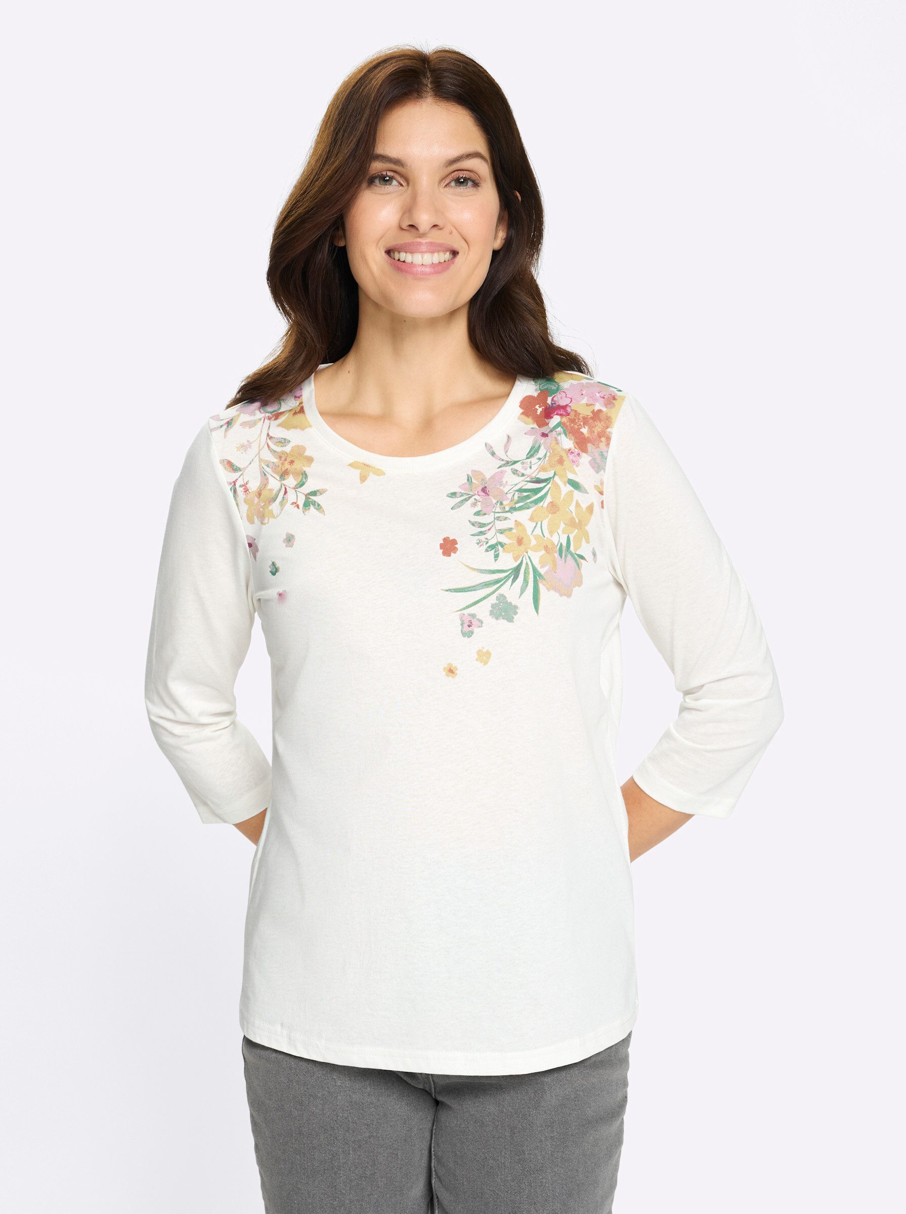 Sieh an! T-Shirt 3/4-Arm-Shirt 3/4-Arm günstig online kaufen