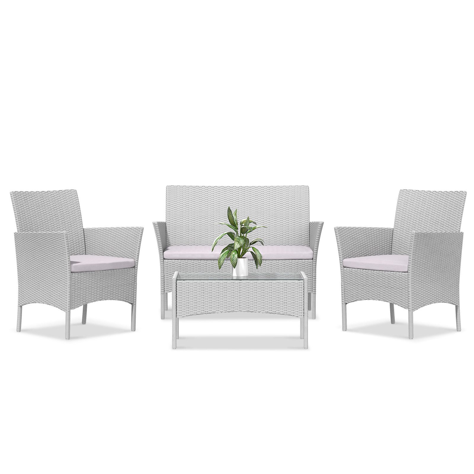 BIGZZIA Gartenlounge-Set Gartenmöbel-Set für den Außenbereich günstig online kaufen