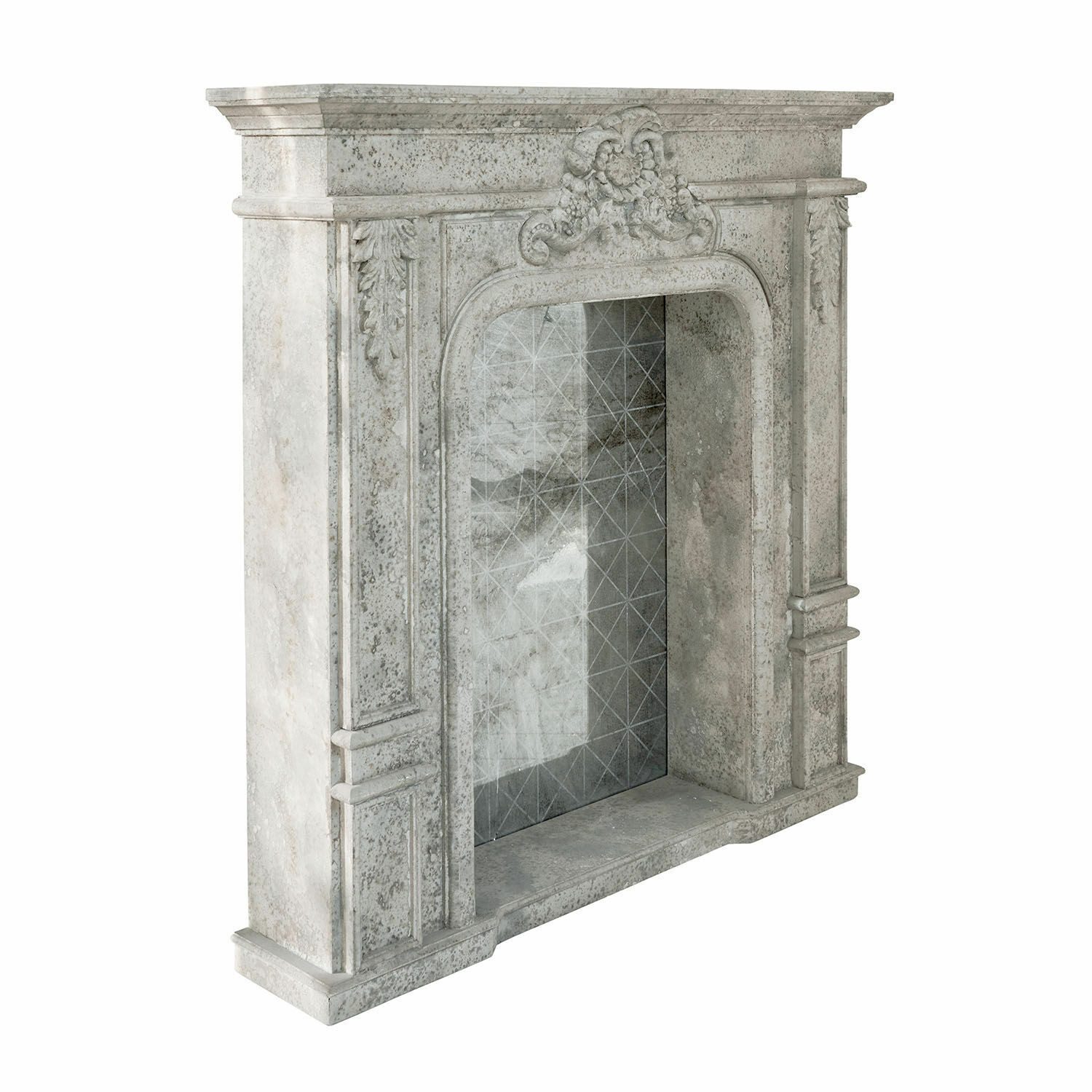 Mirabeau Kaminumbauschrank Kaminkonsole Rethonvillers grau günstig online kaufen