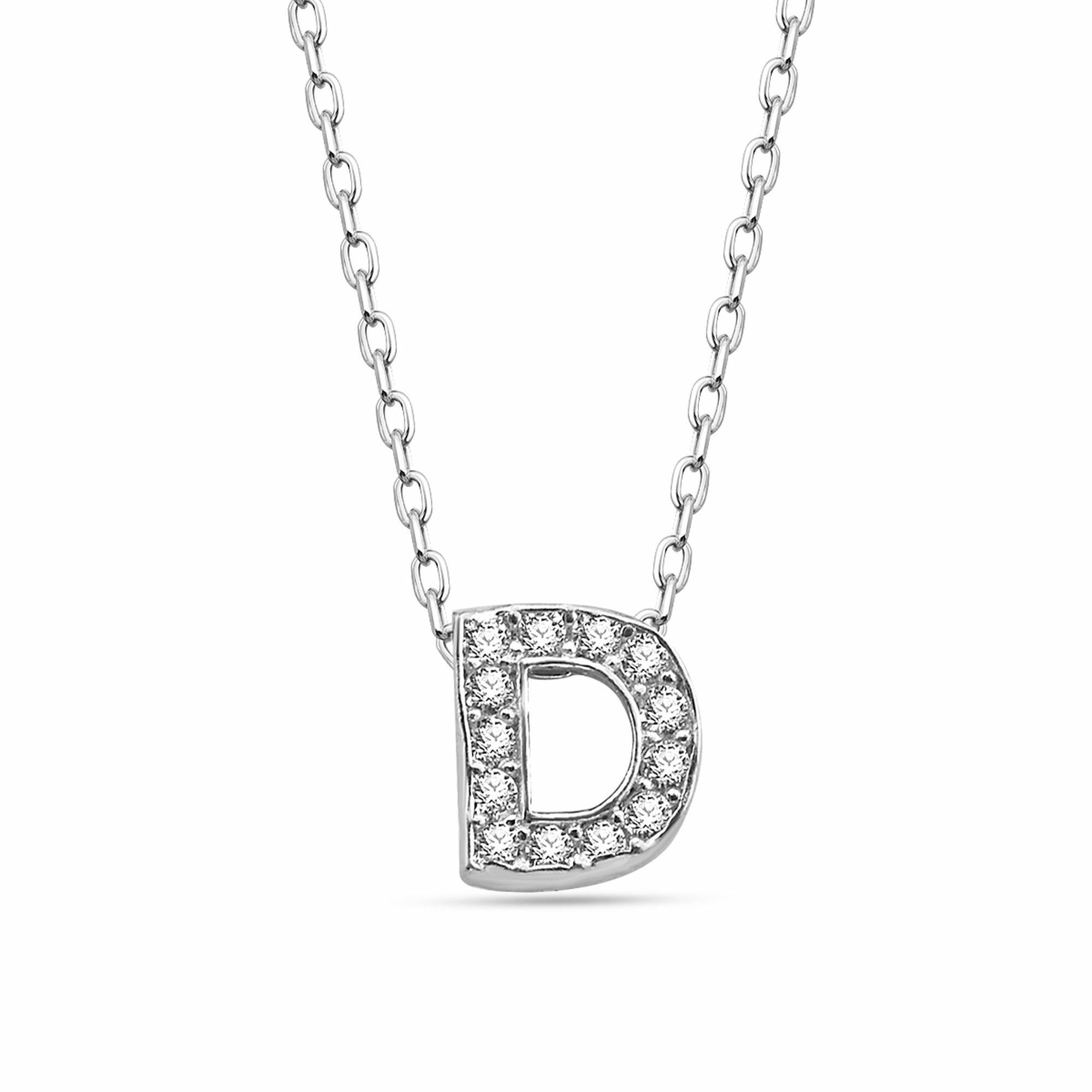 dKeniz Anhänger mit Kette »Buchstabe D 925/- Sterling Silber« online