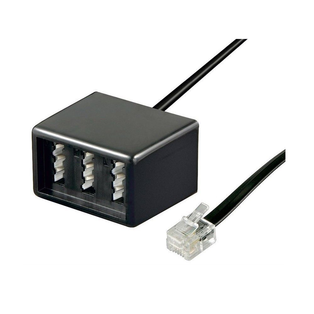 Goobay RJ11 - TAE Adapter, (lose Ware), RJ11 Stecker > TAE Buchsen TEL ADAP Audio- & Video-Kabel