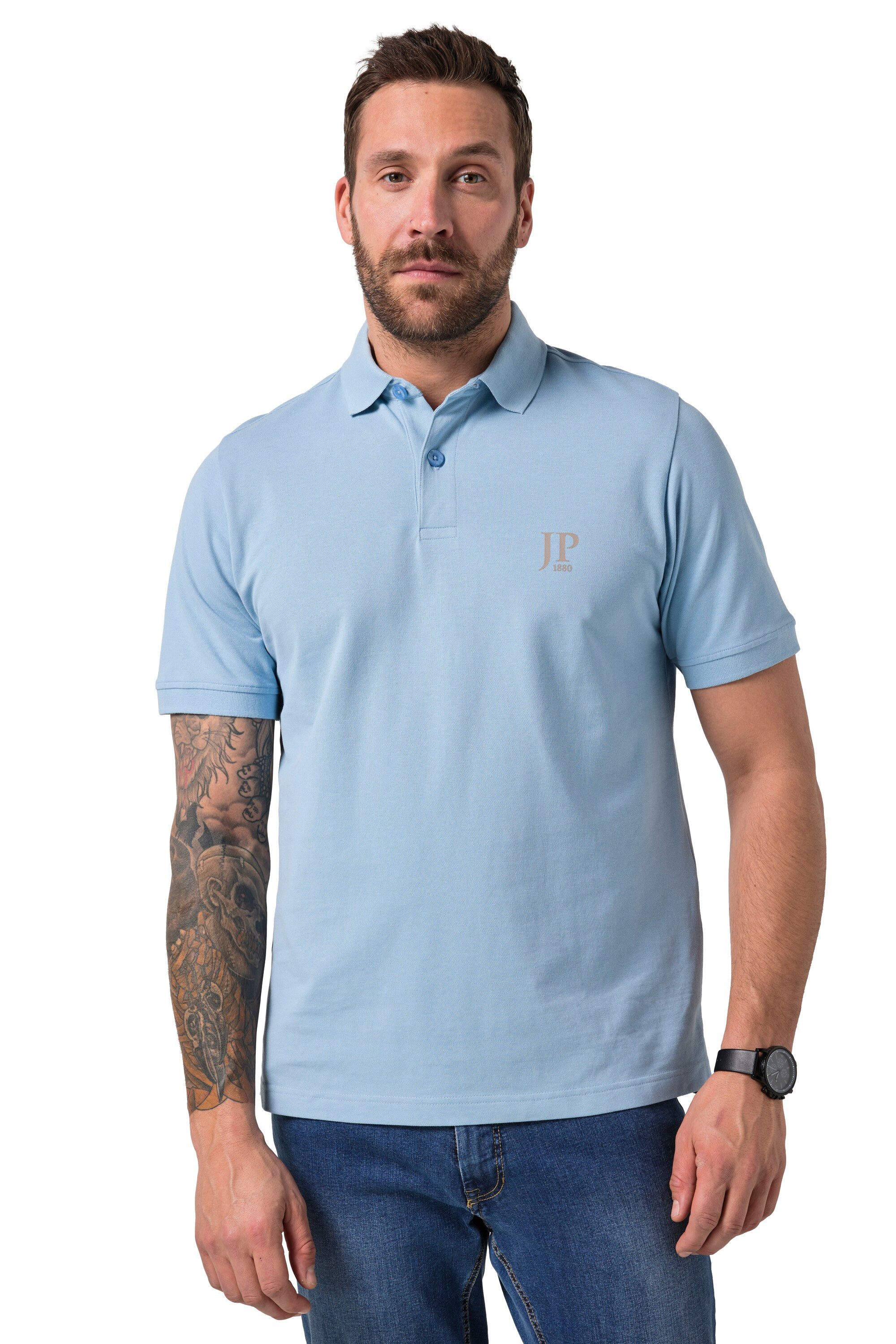 JP1880 Poloshirt Poloshirts Basic 2er-Pack Piqué gekämmte Baumwolle (2-tlg) günstig online kaufen