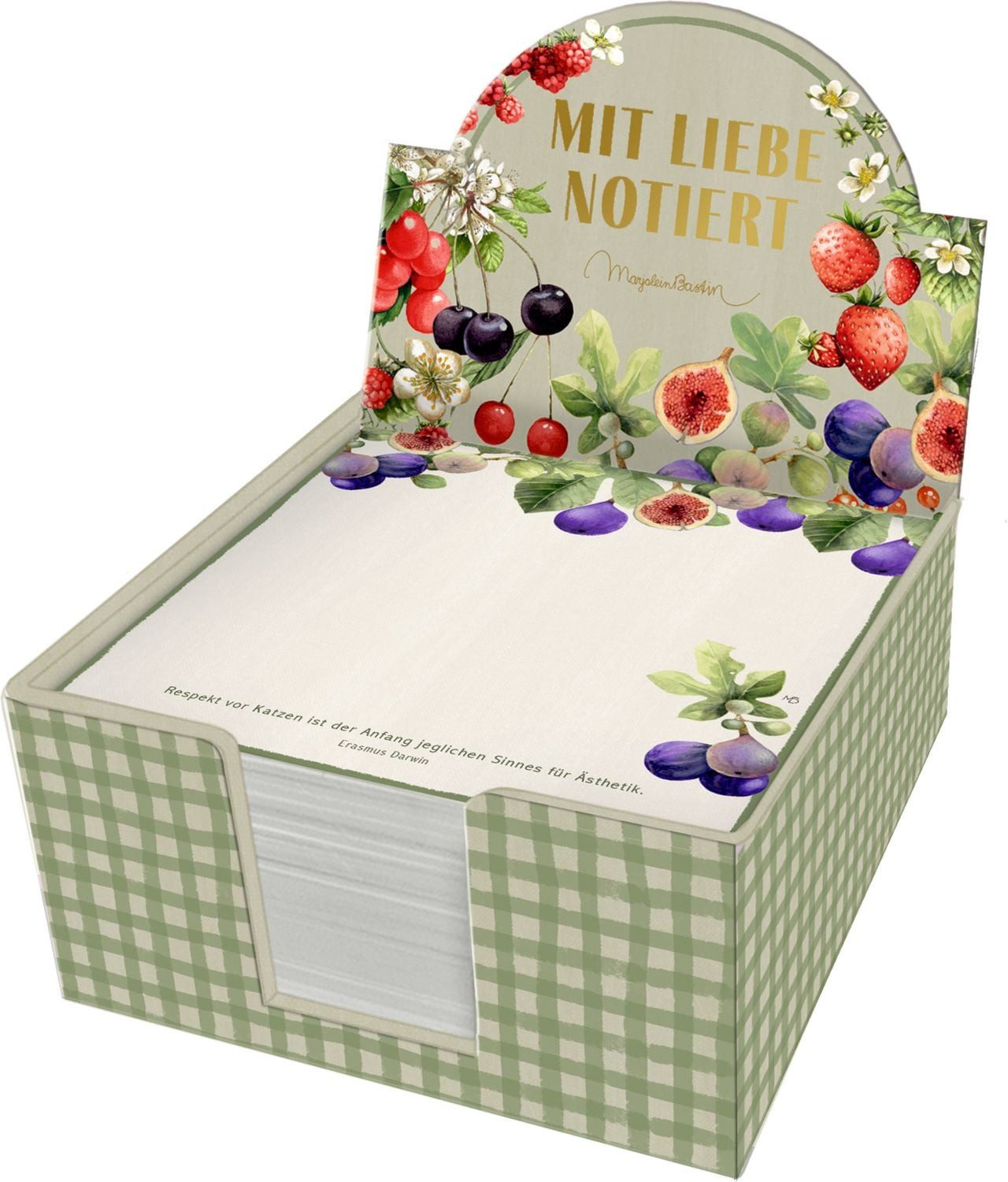 Coppenrath Notizbuch Zettelkästchen – Mit Liebe notiert!
