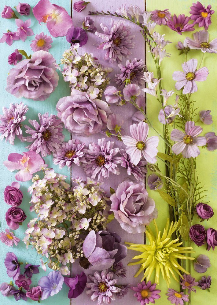 Schmidt Spiele Puzzle Violette Blüten, 1000 günstig online kaufen