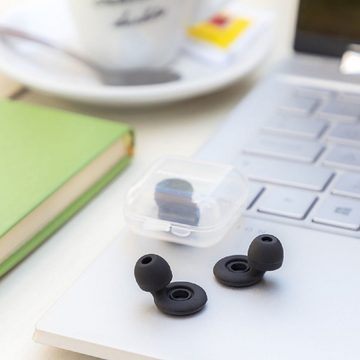 DOTMALL Gehörschutzstöpsel Ohrstöpsel zur Geräuschreduzierung schwarz