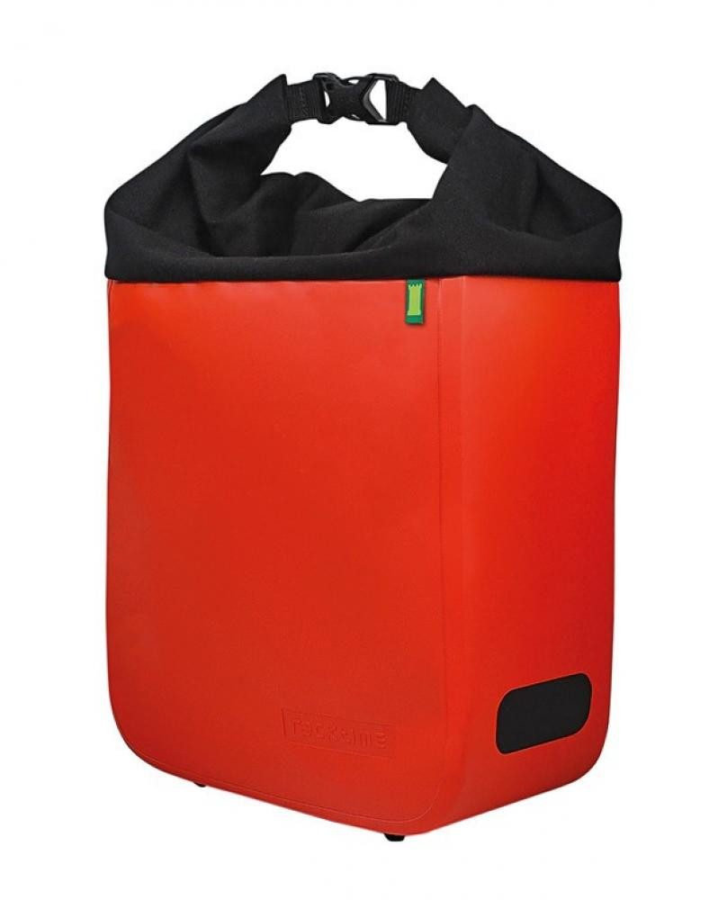 racktime Fahrradtasche Racktime Seitentasche Donna lavaorange onyxschwarz