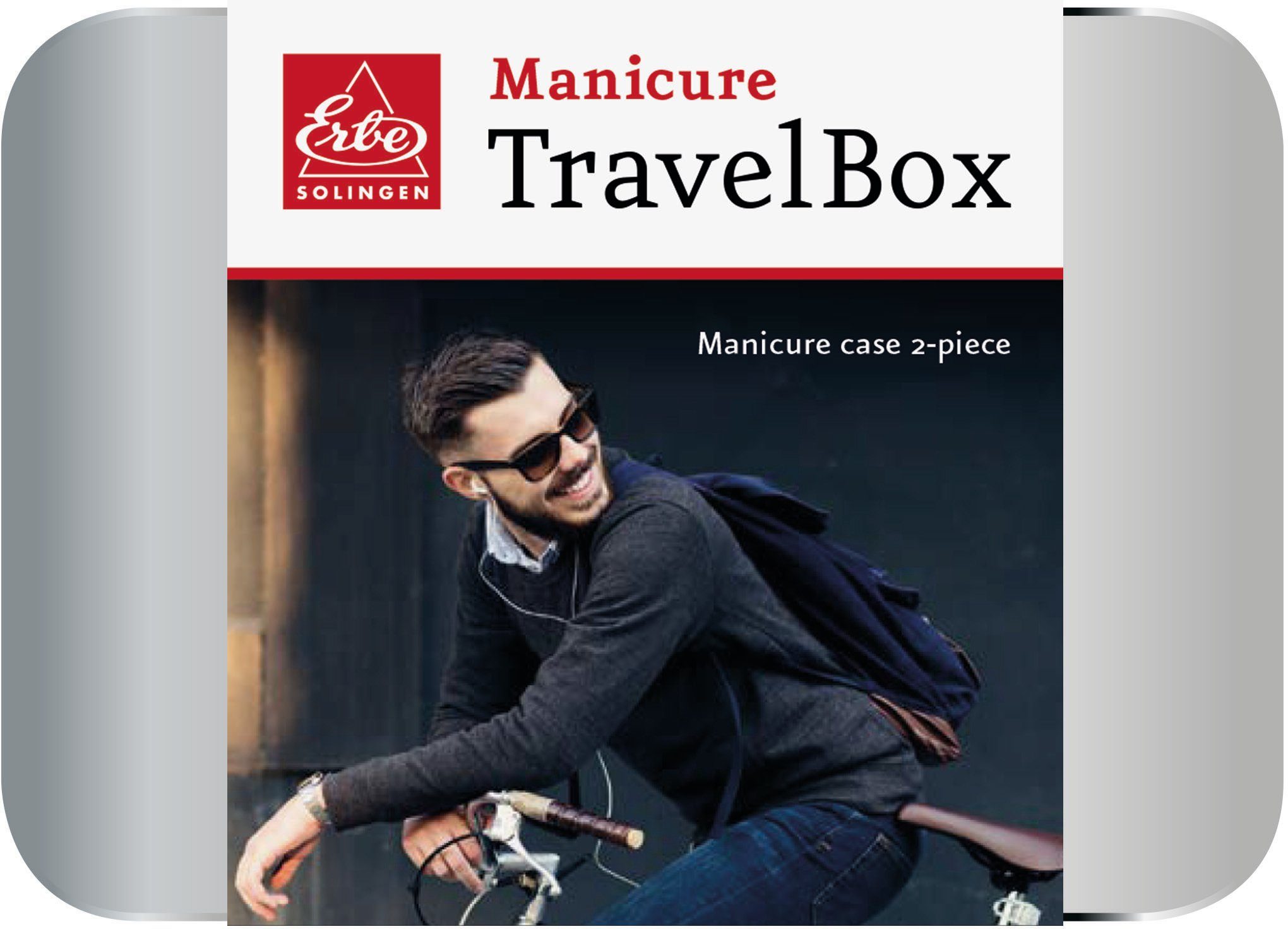 ERBE Maniküre-Etui Travel, 2 tlg., Robuste günstig online kaufen