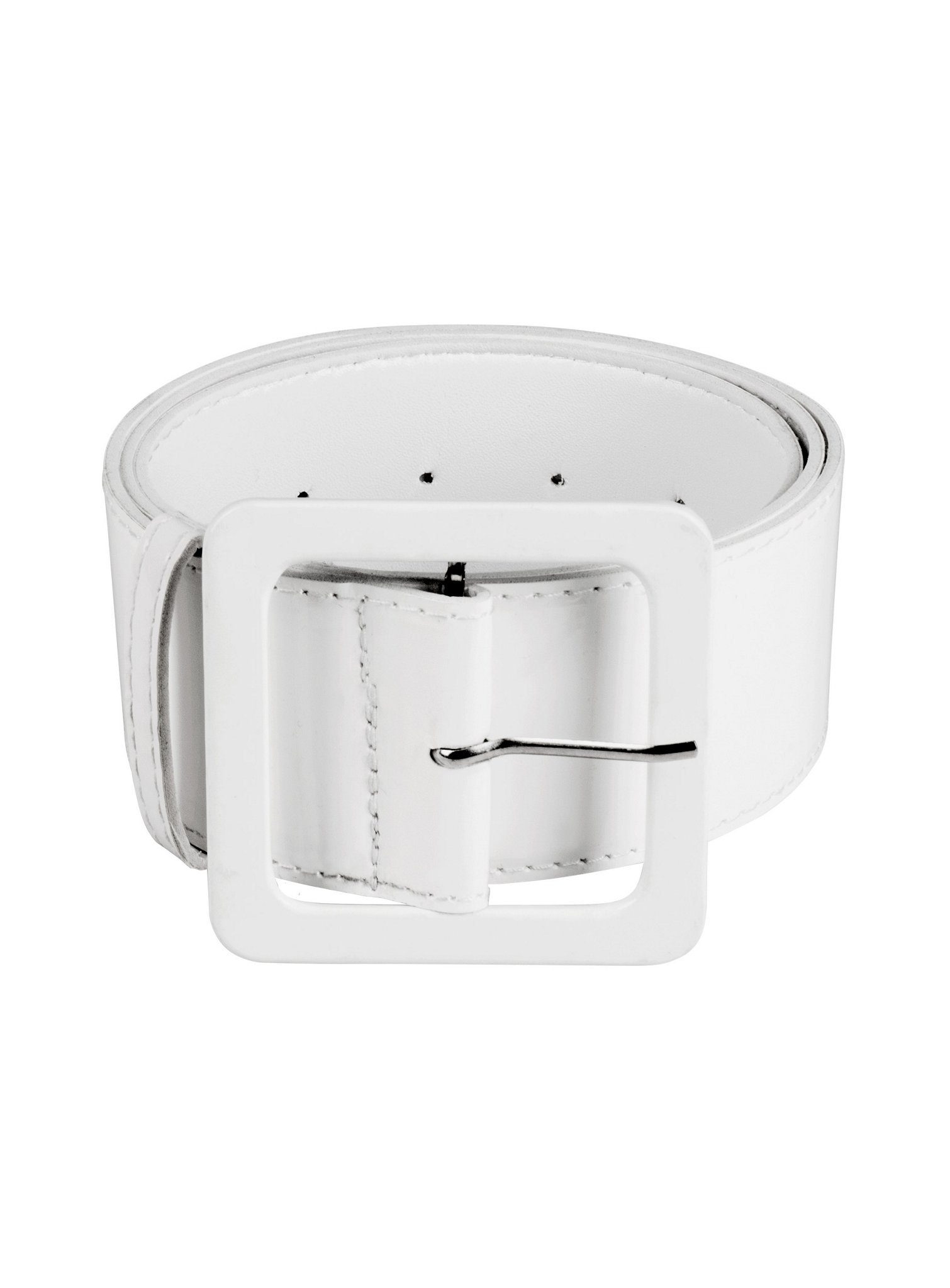 Boland Synthetikgürtel Lackgürtel weiß günstig online kaufen