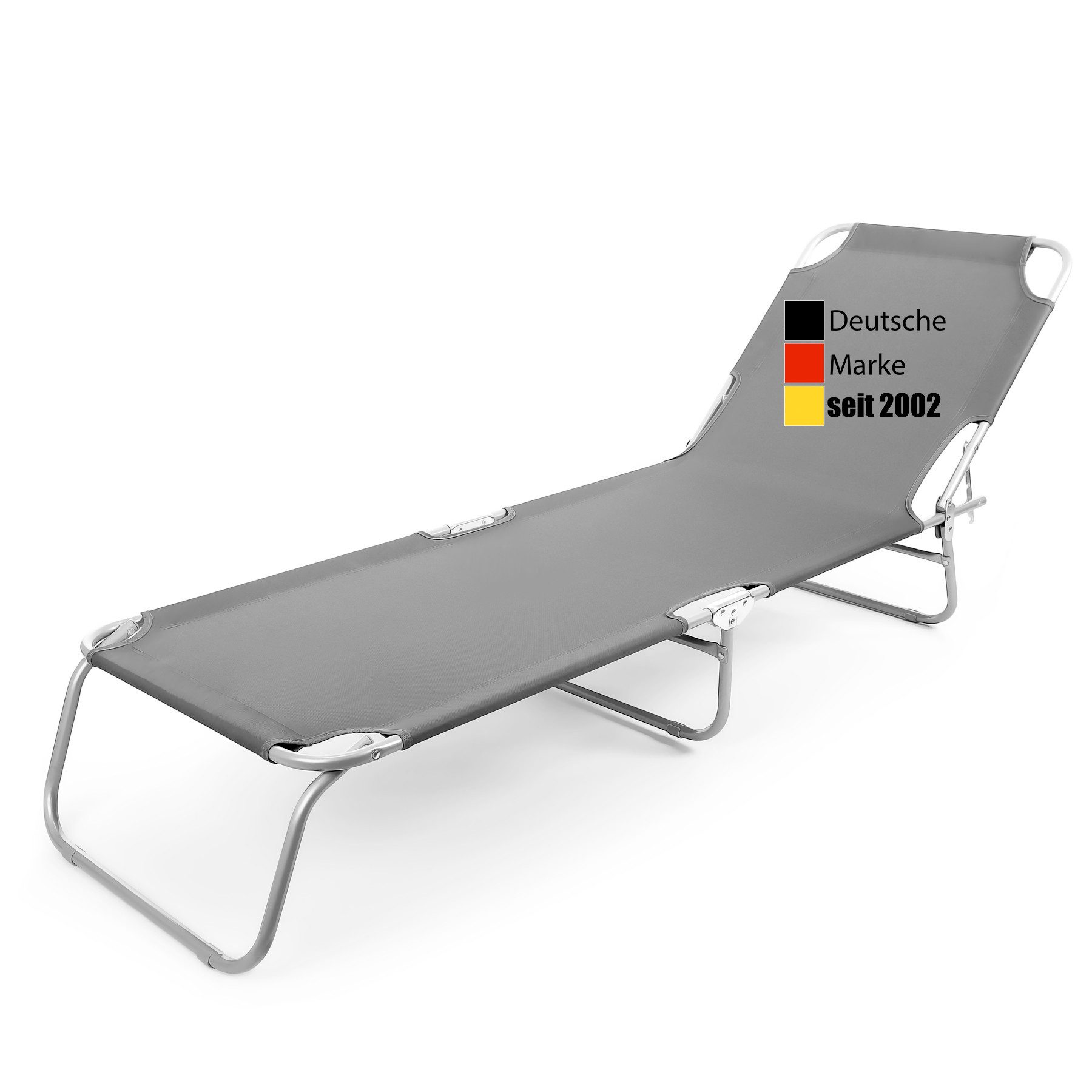 BigDean Gartenliege Sonnenliege klappbar 150 kg günstig online kaufen