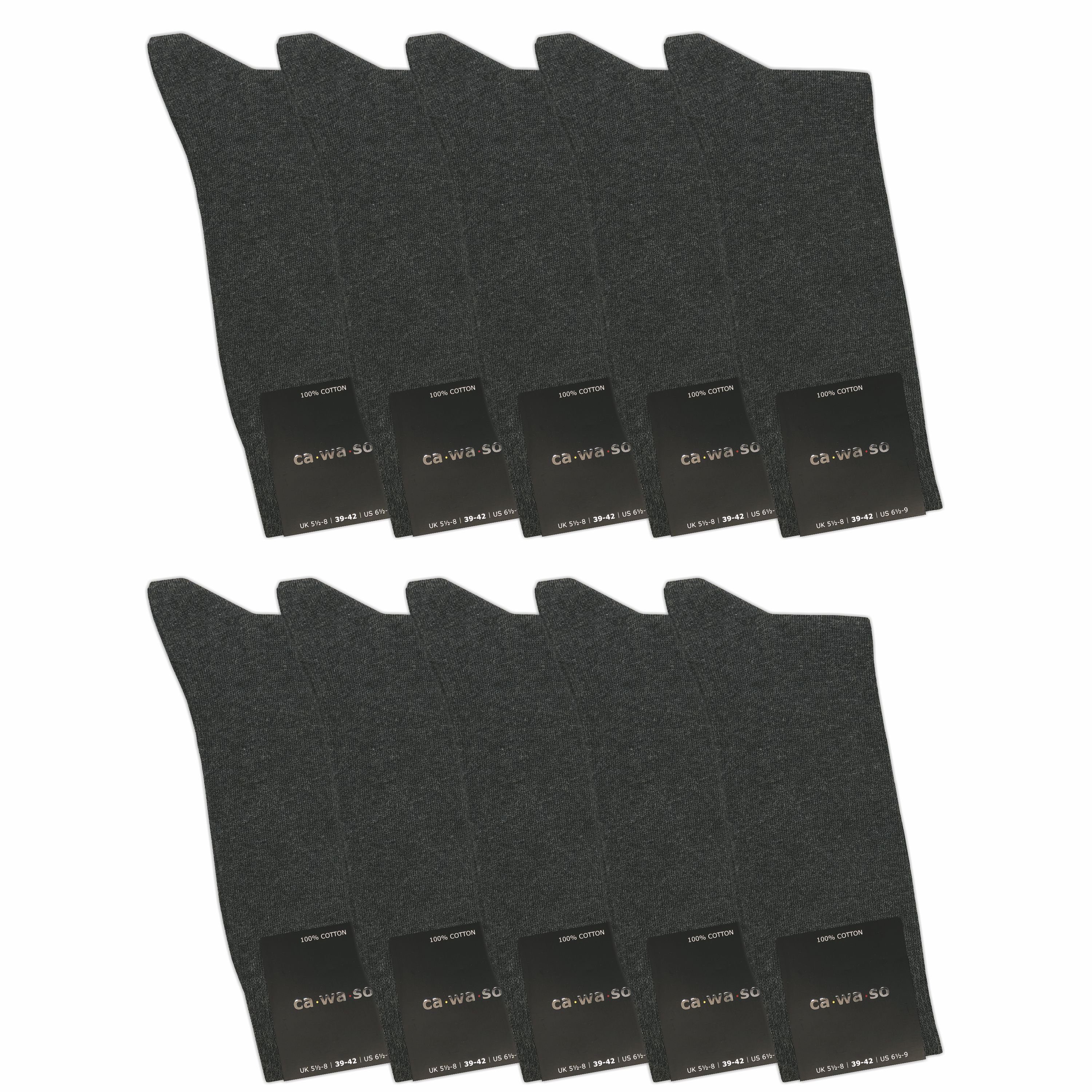 ca·wa·so Businesssocken für Herren aus 100 % Baumwolle - Reine Baumwollsock günstig online kaufen