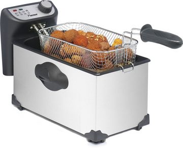 bestron Fritteuse AF351, 2000 W, 1 kg, 3,5 L, Kaltzonentechnologie, spülmaschinengeeignet