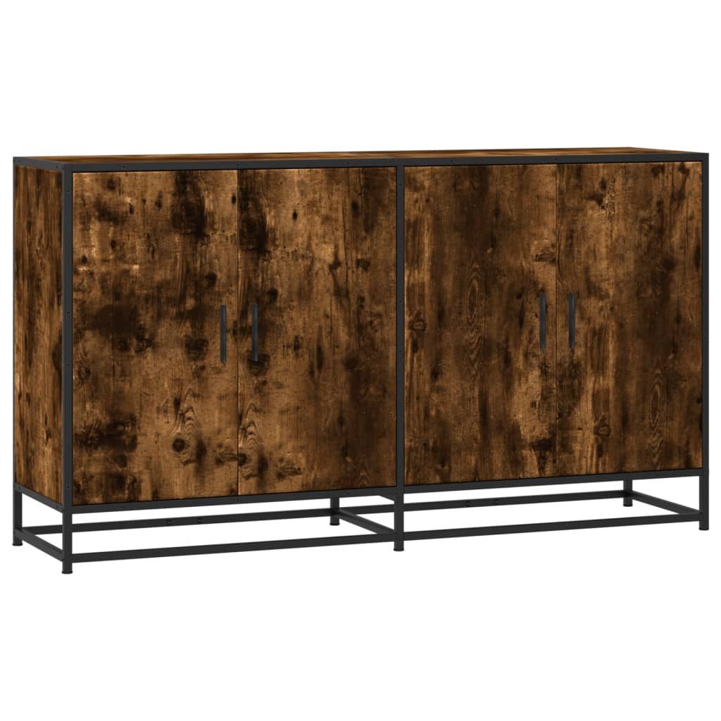 vidaXL Sideboard Sideboard Räuchereiche 134x35x76 cm günstig online kaufen