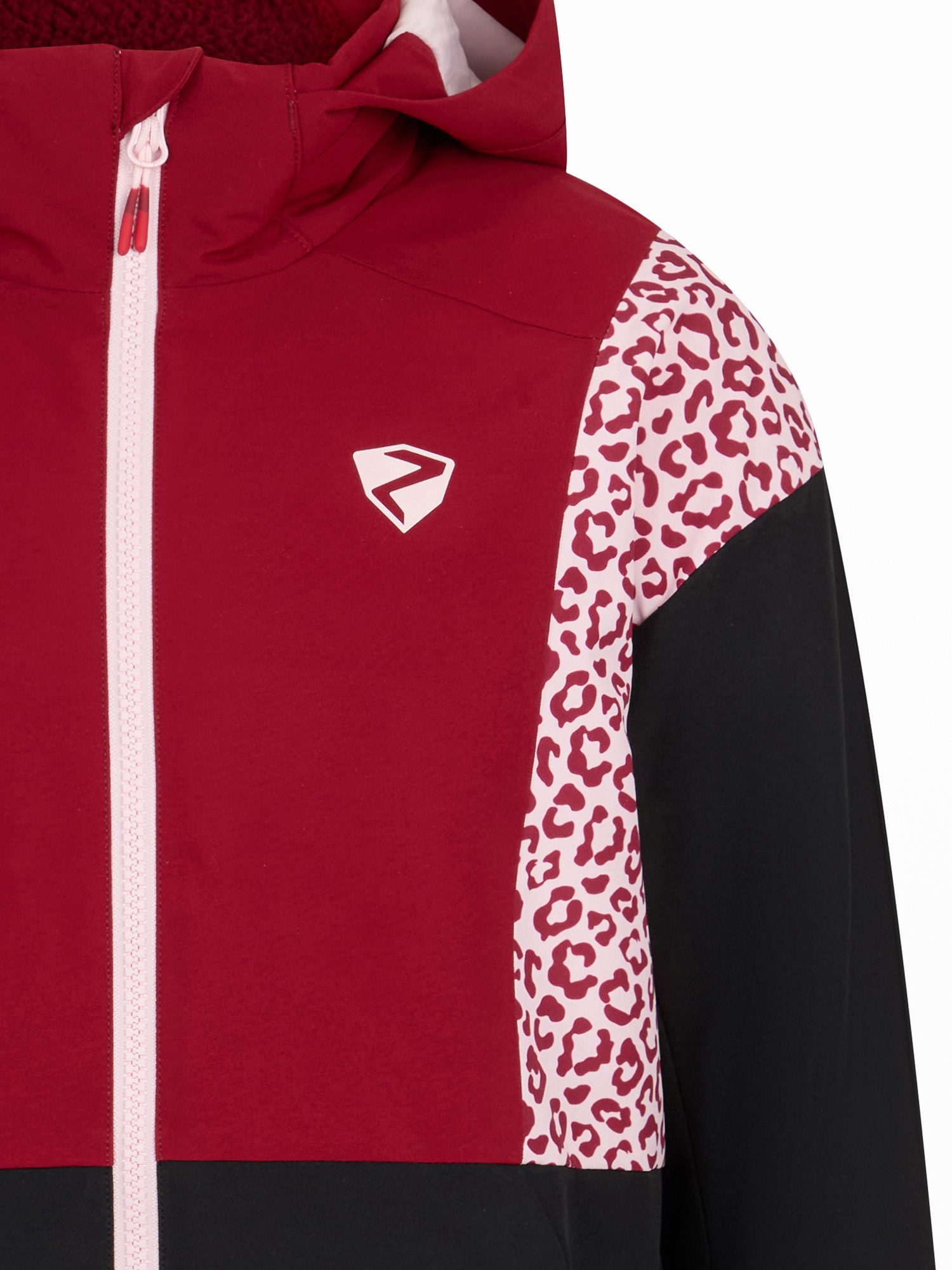 Ziener Skijacke ABBE-Z AQUASHIELD® JUNIOR wasser- u. winddicht, atmungsaktiv, warm, reflektierende Elemente – Bild 3 von 3