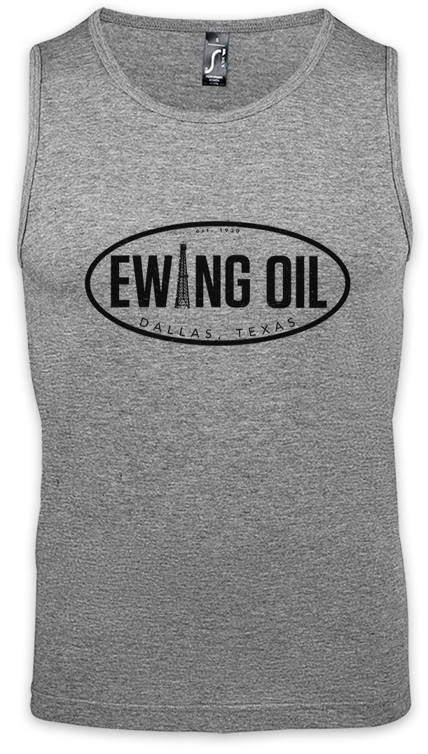 Urban Backwoods Tanktop Ewing Oil A2 Ärmelloses T-Shirt Logo Texas Symbol Dallas State TV Show 80s Eighties 1978