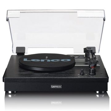 Lenco LS-101BK Plattenspieler mit Bluetooth und separaten Lautsprechern Plattenspieler (Bluetooth)