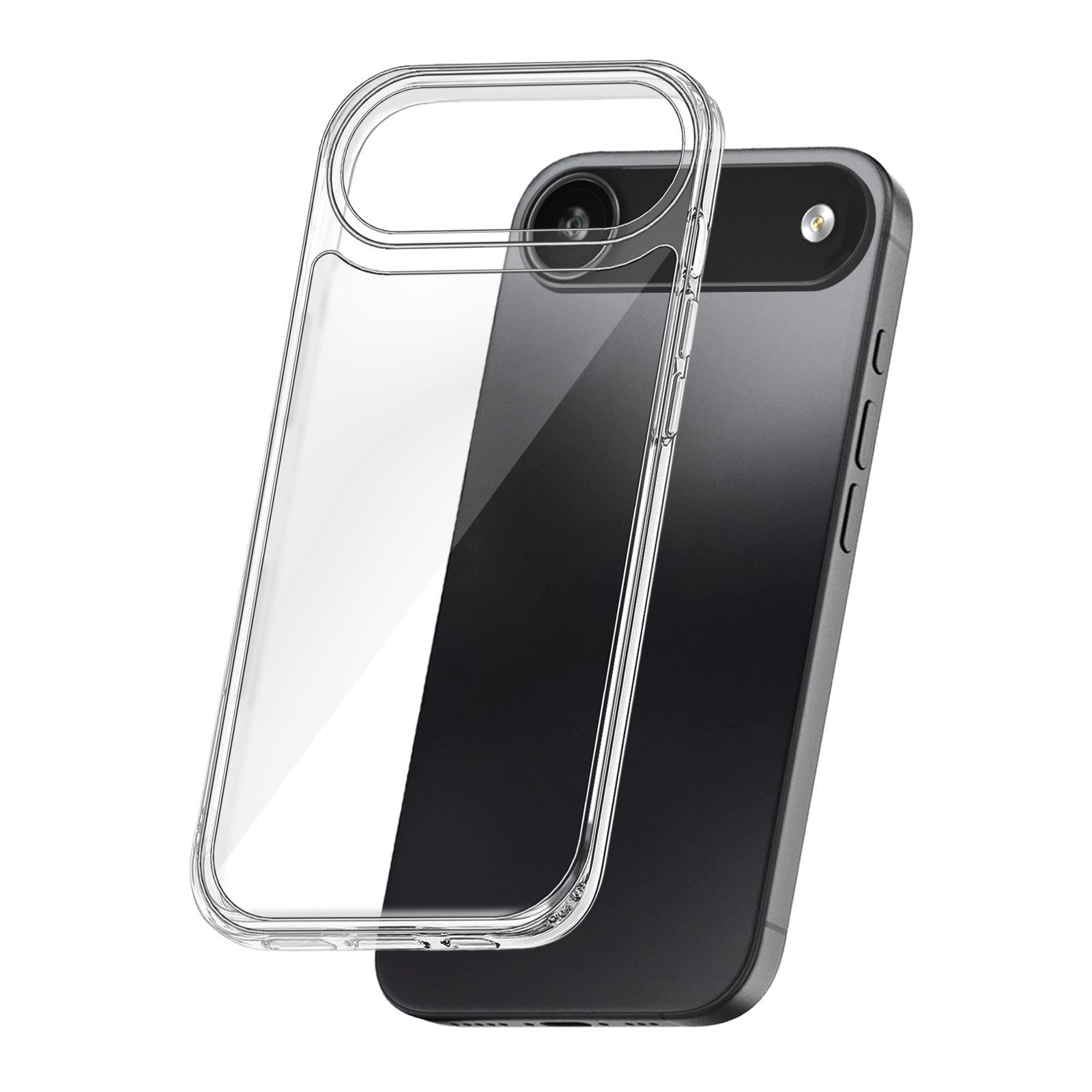 Tec-Expert Handyhülle Transparente Handy Hülle für Apple iPhone 17 Air Schutzhülle 6.9 Zoll, 6.9", Cover Case Bumper kabelloses Laden