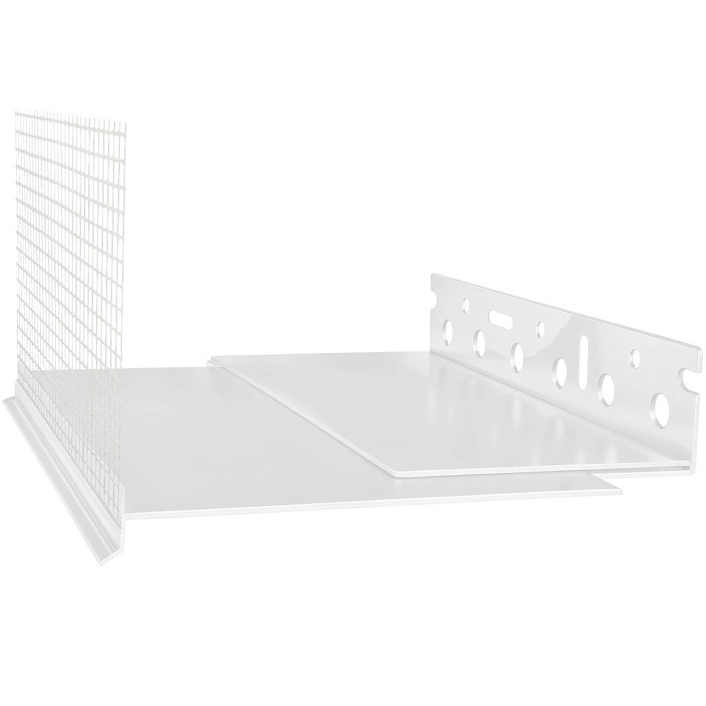 doitBau Abschlussprofil 10 Stab PVC Sockelprofil Vario 100mm-140mm je 2m (10-St)