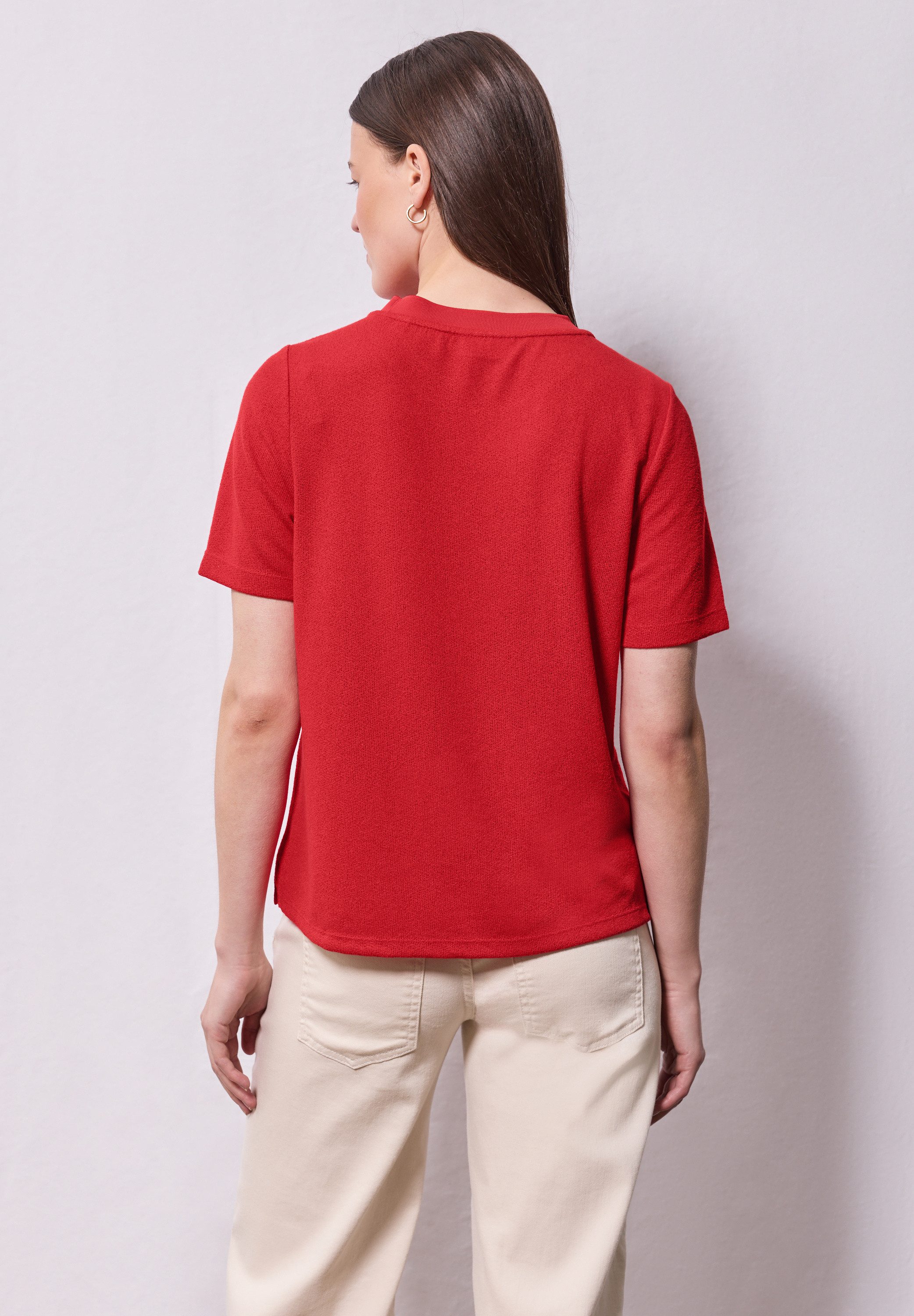 STREET ONE STUDIO T-Shirt aus elastischem günstig online kaufen