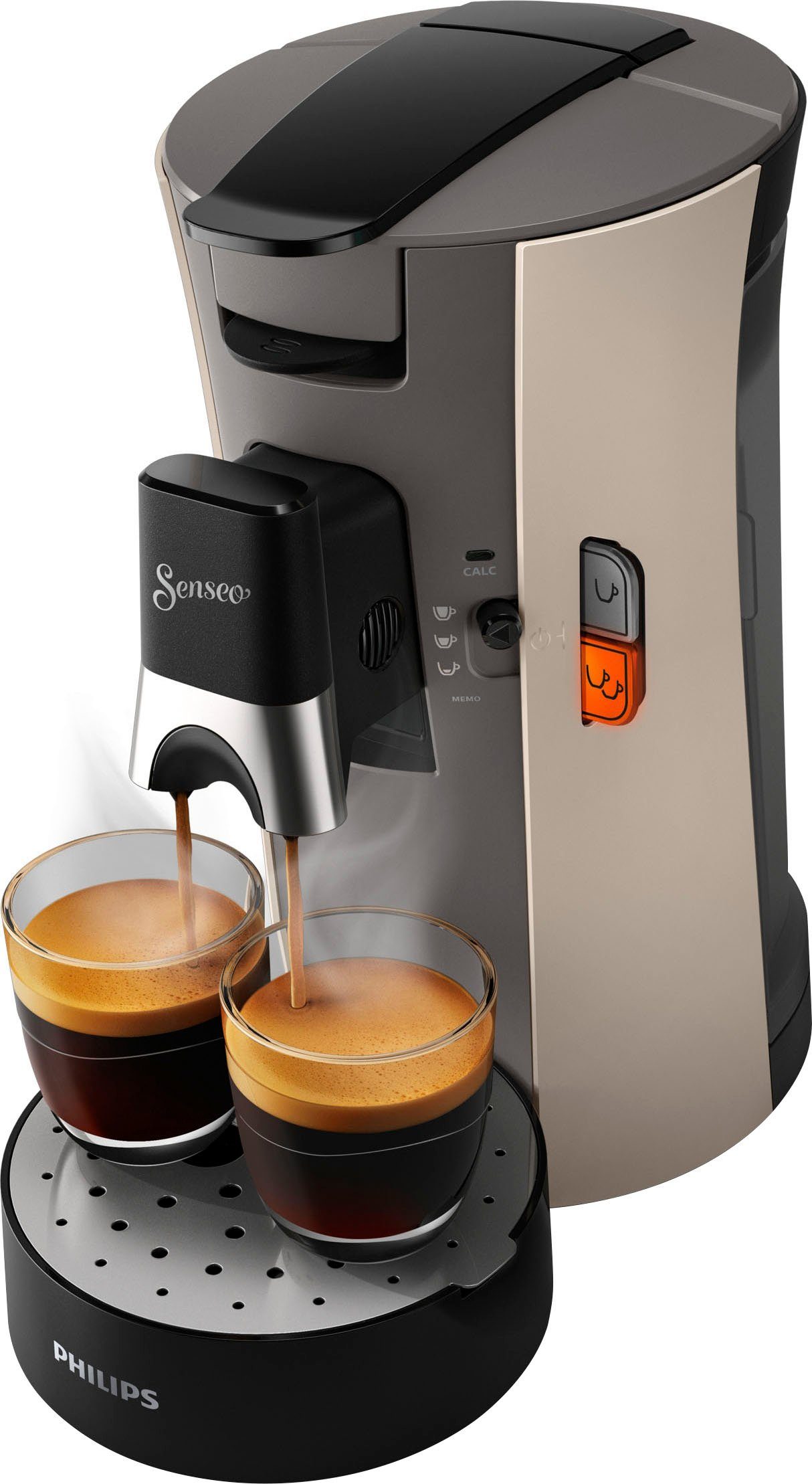 Philips Senseo Kaffeepadmaschine Select CSA240/30, inkl. Gratis-Zugaben im  Wert von € 14,- UVP