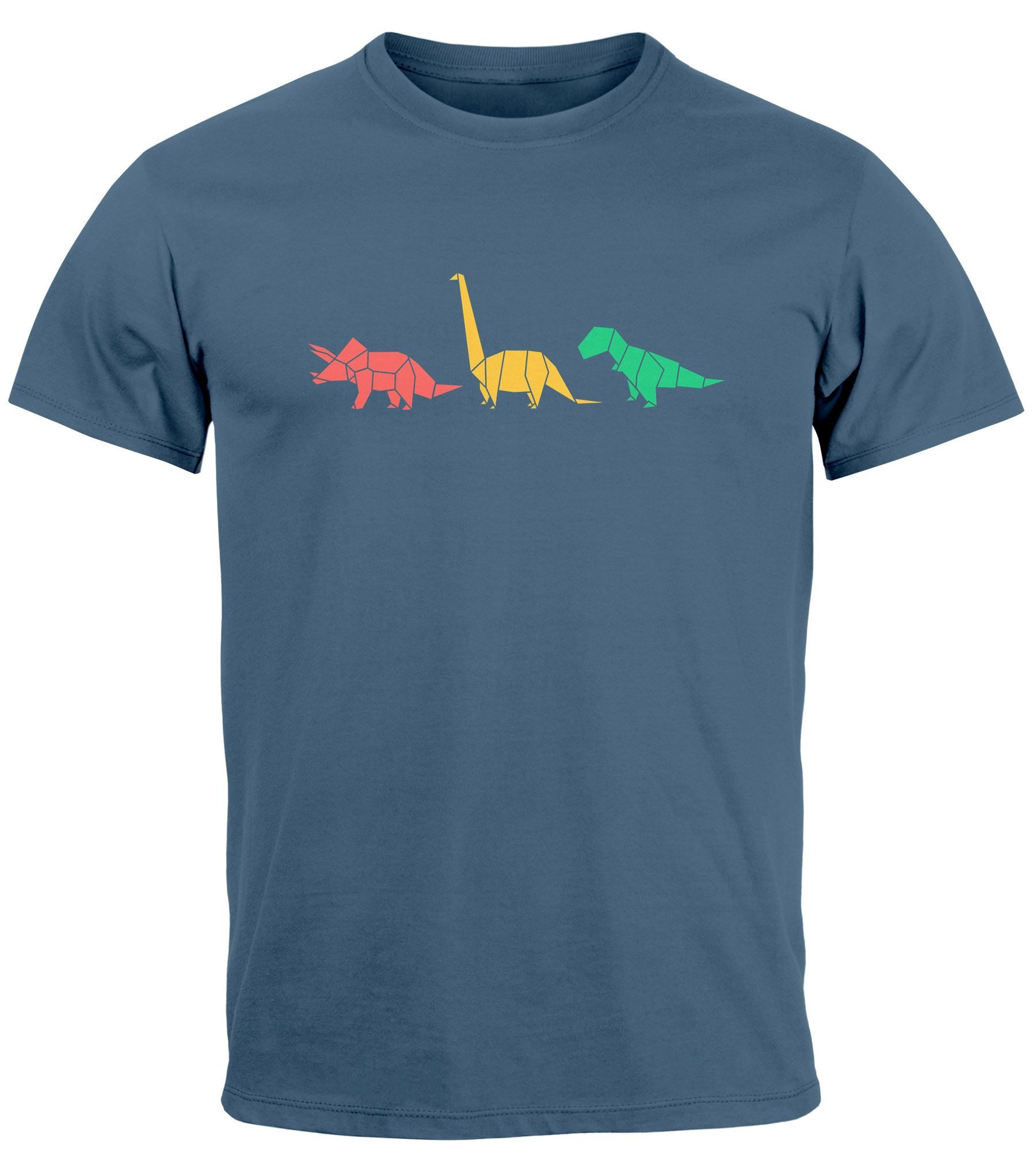 Neverless Print-Shirt Herren T-Shirt Dinosaurier Aufdruck günstig online kaufen
