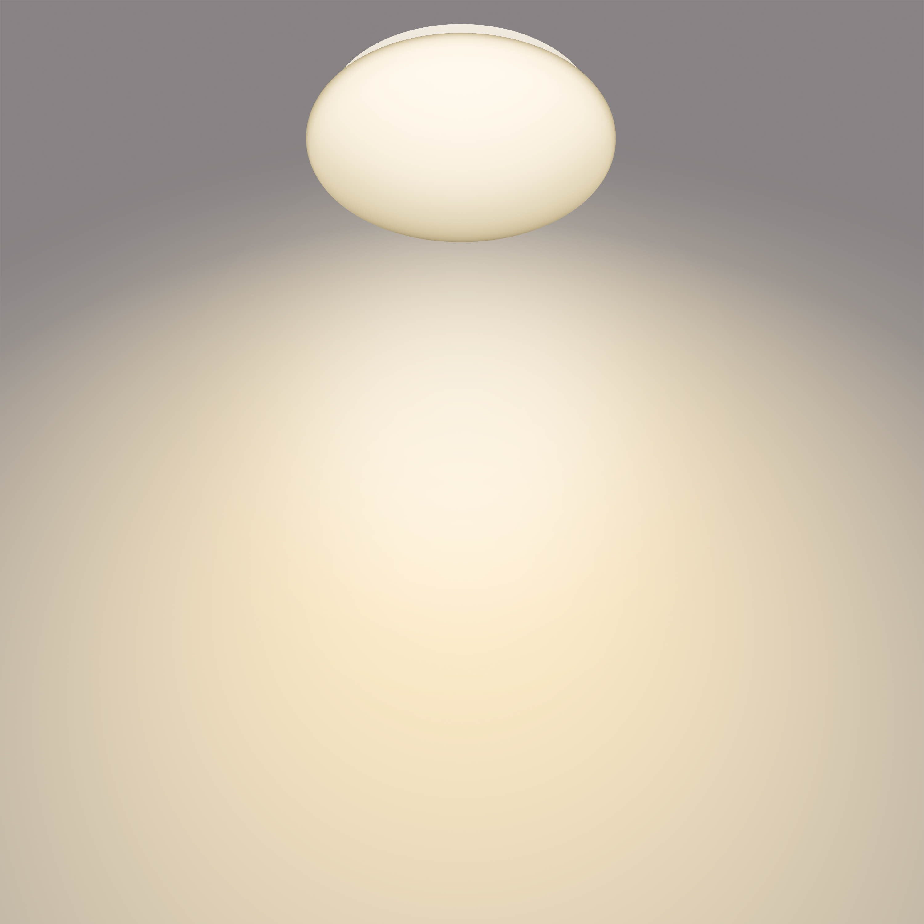 Philips LED Deckenleuchte Moire CL200 36W, 4000 Kelvin, 3800 Lumen, rund 49cm, weiss, LED fest integriert, Neutralweiß