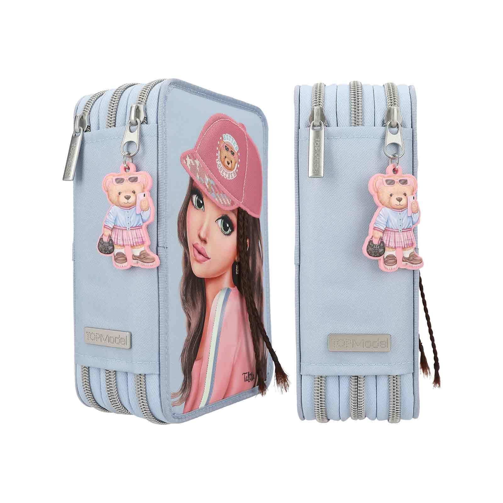 Depesche Federmäppchen TOPModel 3-Fach Federtasche TEAM TEDDY, (1-tlg)
