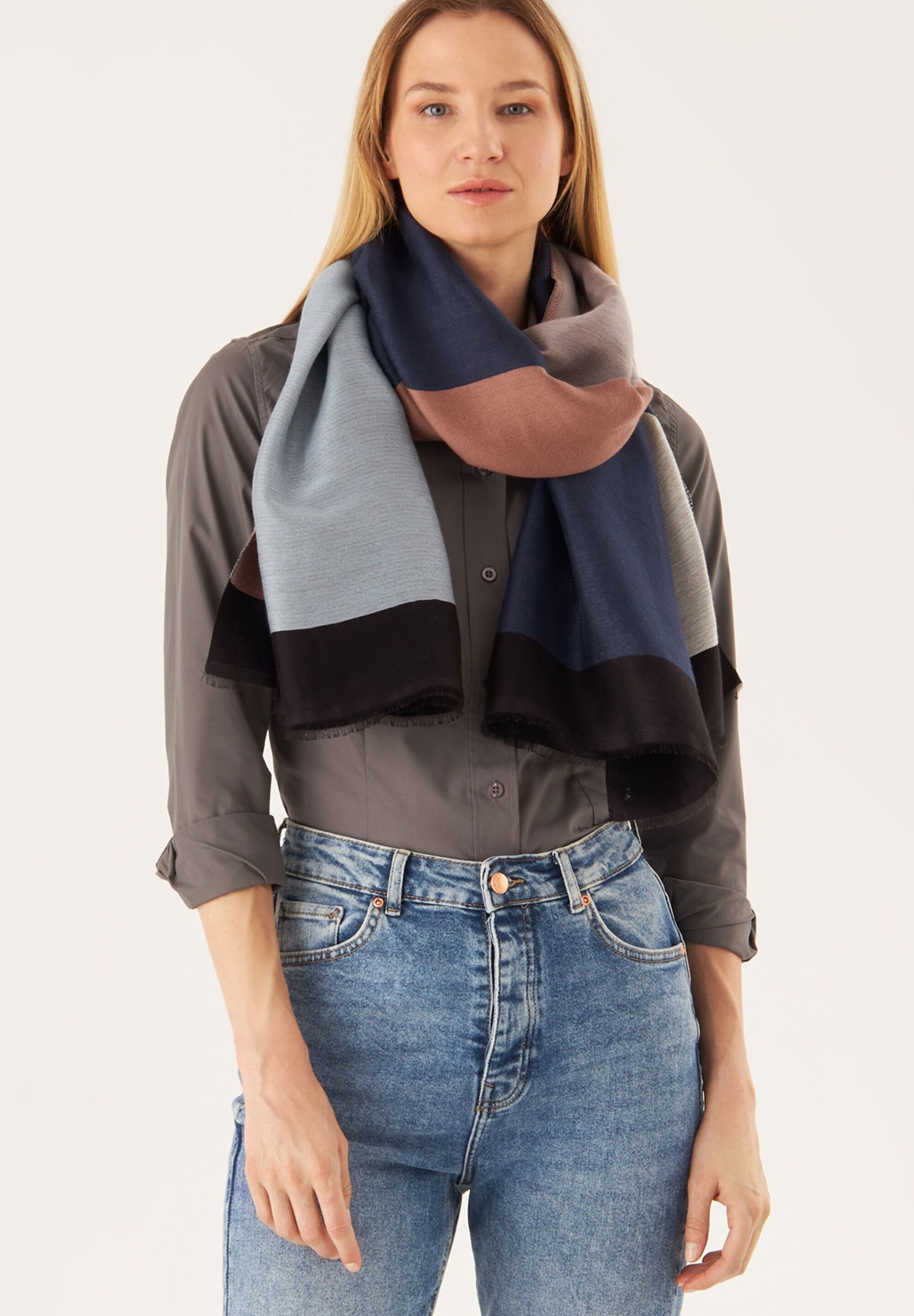 Codello Modeschal, (1-St), aus Baumwolle und Cupro