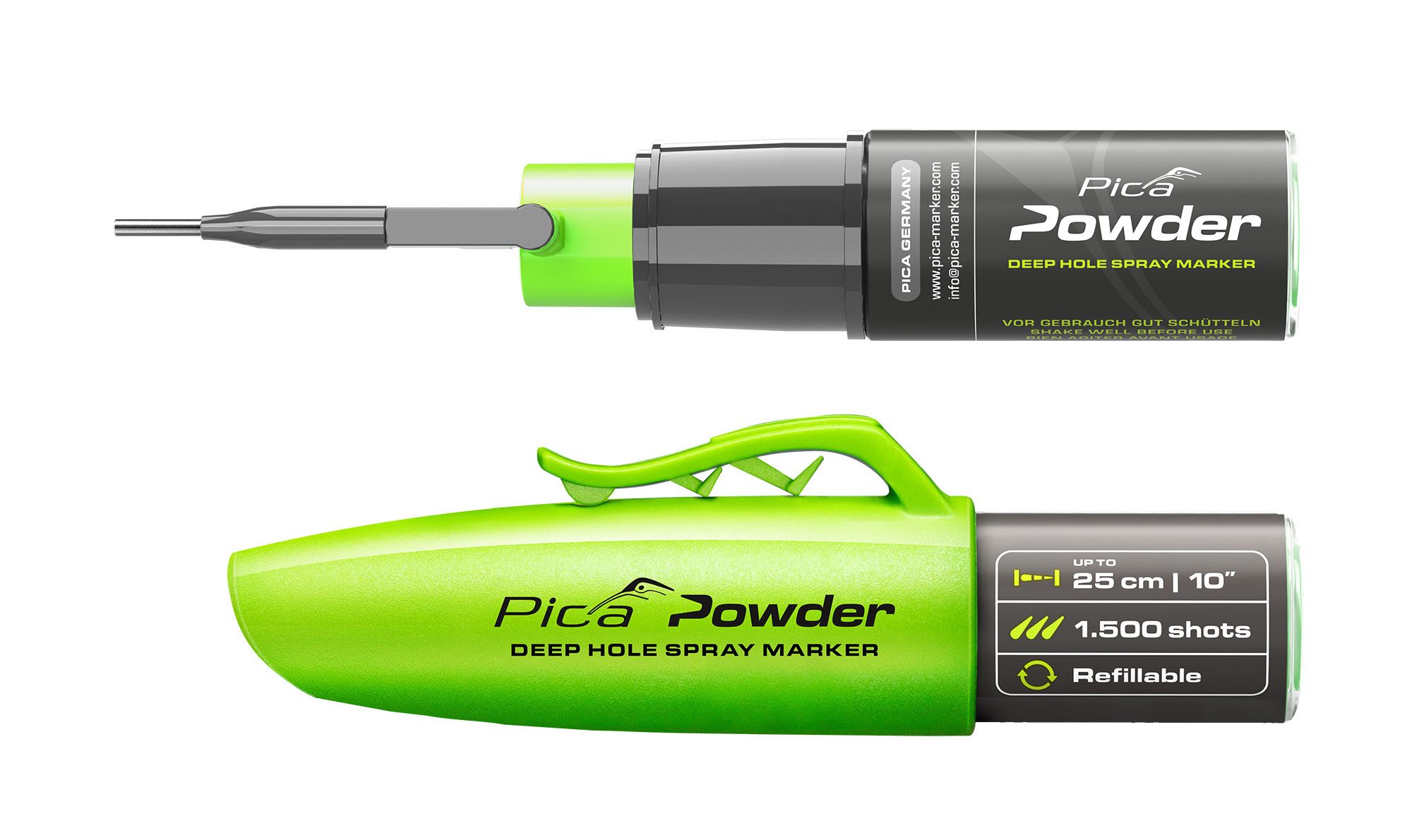 Marker Pica Powder Spraymarker Tieflochsprühmarker mit 360° Sprüharm – Bild 2 von 5
