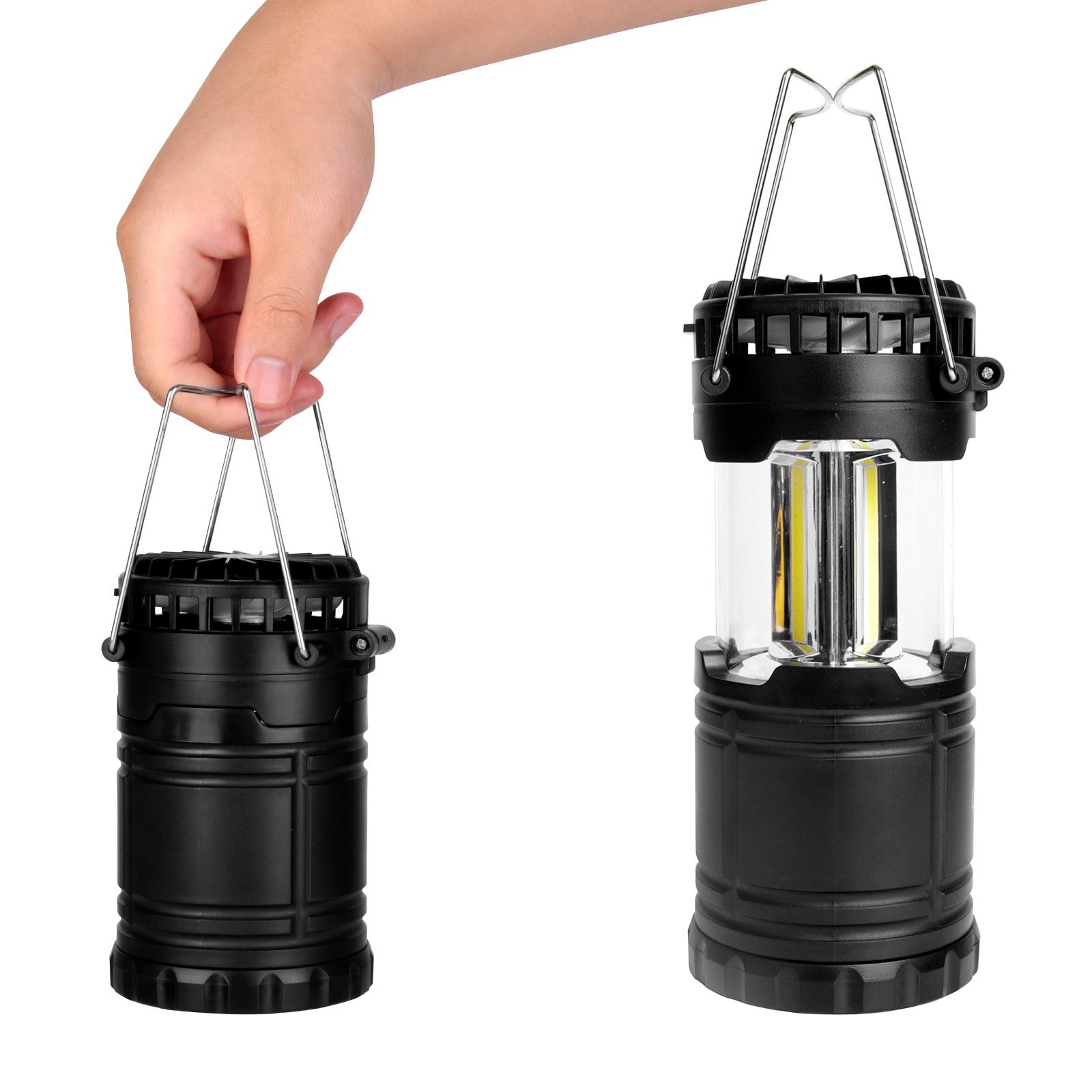 EAXUS LED Laterne CampLite Breeze, 2in1, COB LED, Pop-Up Design