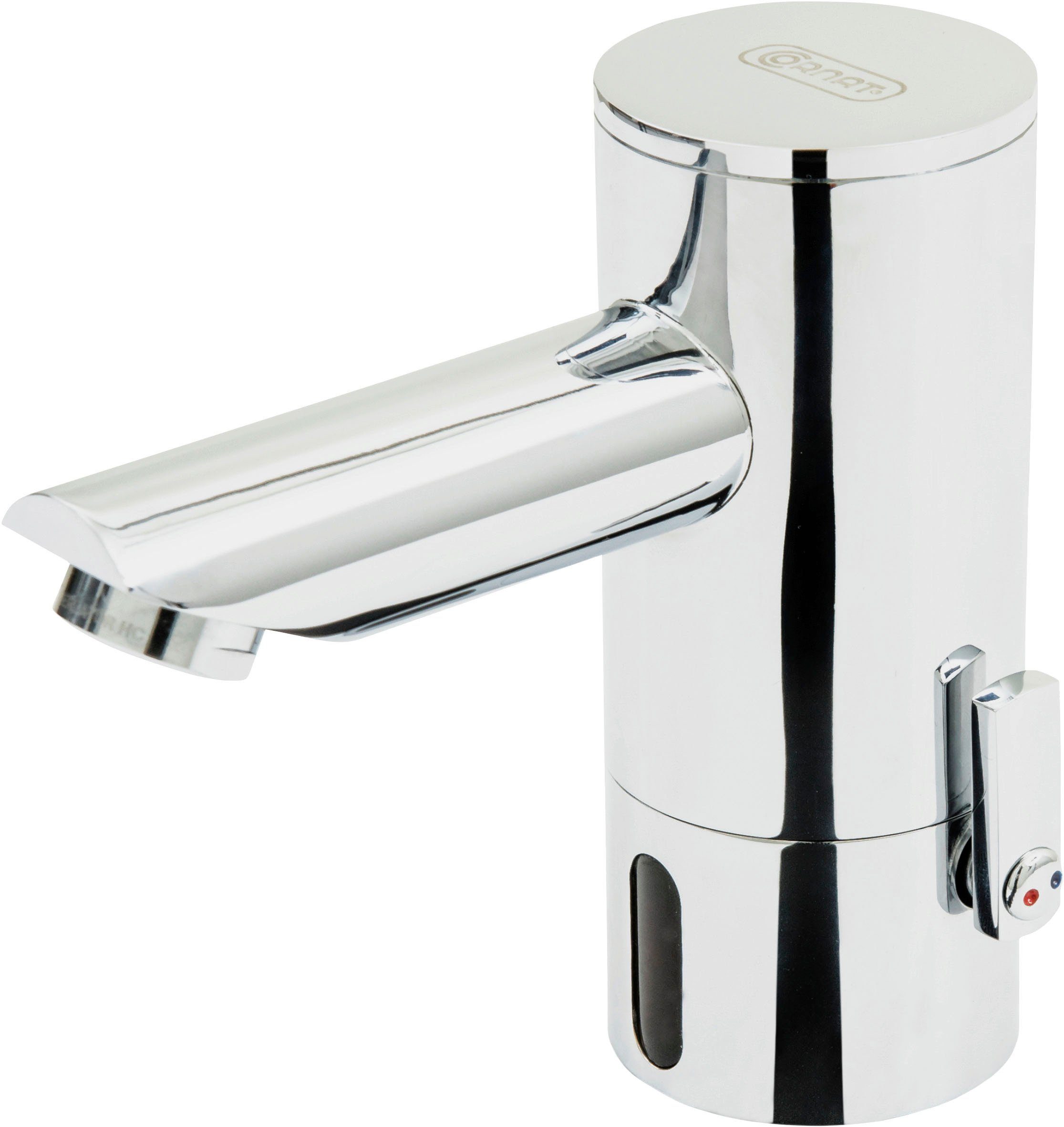 CORNAT Waschtischarmatur Sensorarmatur "Senso", HD, Messing, verchromt, mit Temperatureinstellung, ohne Ablaufgarnitur