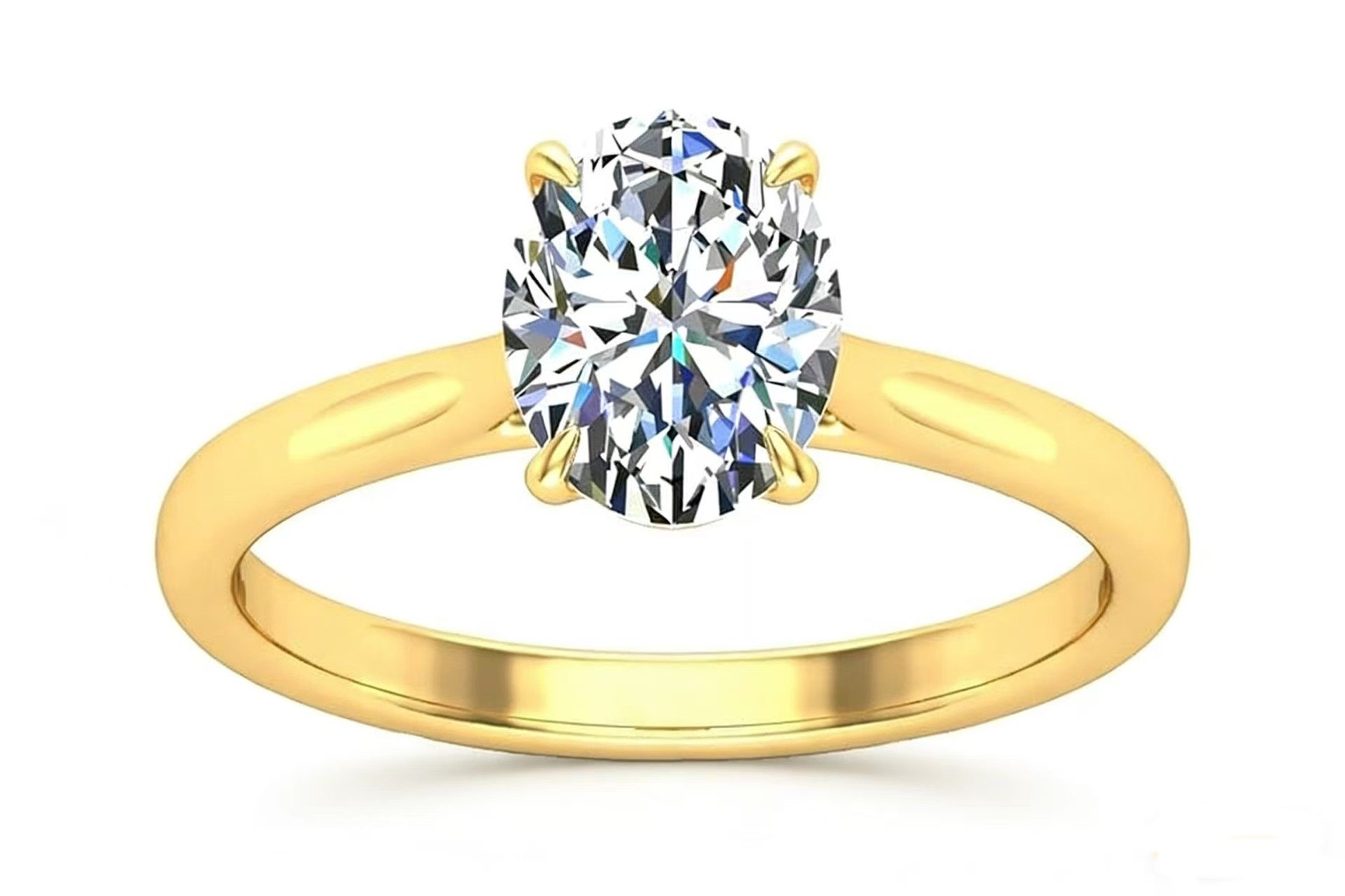 Jumpeak Trauring Ehering,2ct,D,VS1,2EX,Diamantring aus Laborzucht, Damenring, Geschenk ideen für frau,Liebes geschenk für sie, Mutter tags geschenk