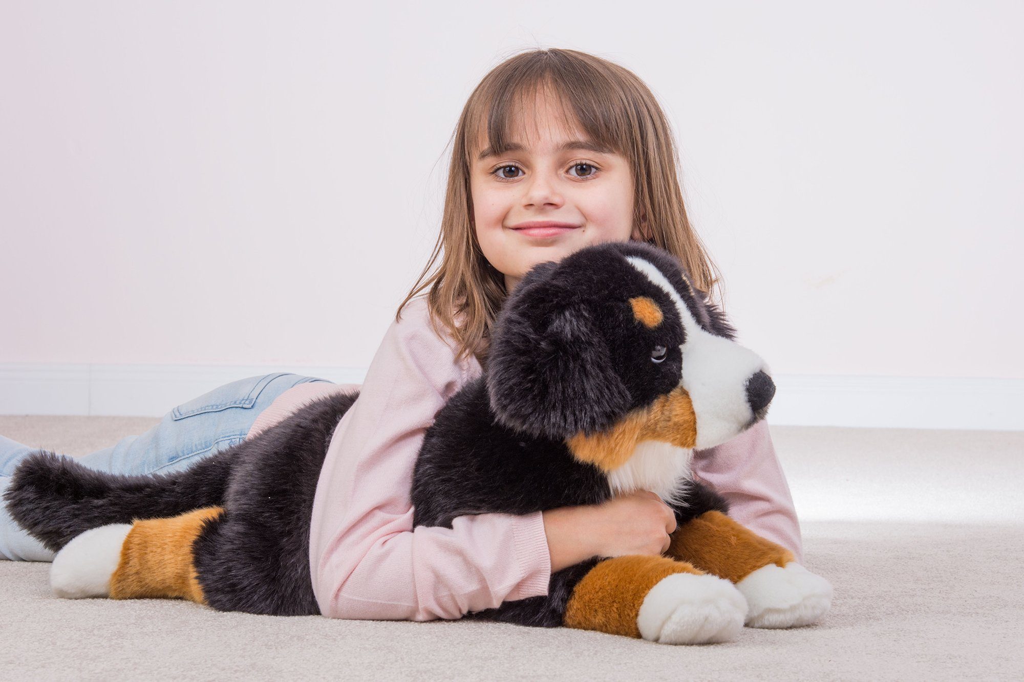 Teddy Hermann® Kuscheltier Berner Sennenhund, 60 cm, zum Teil aus recyceltem Material