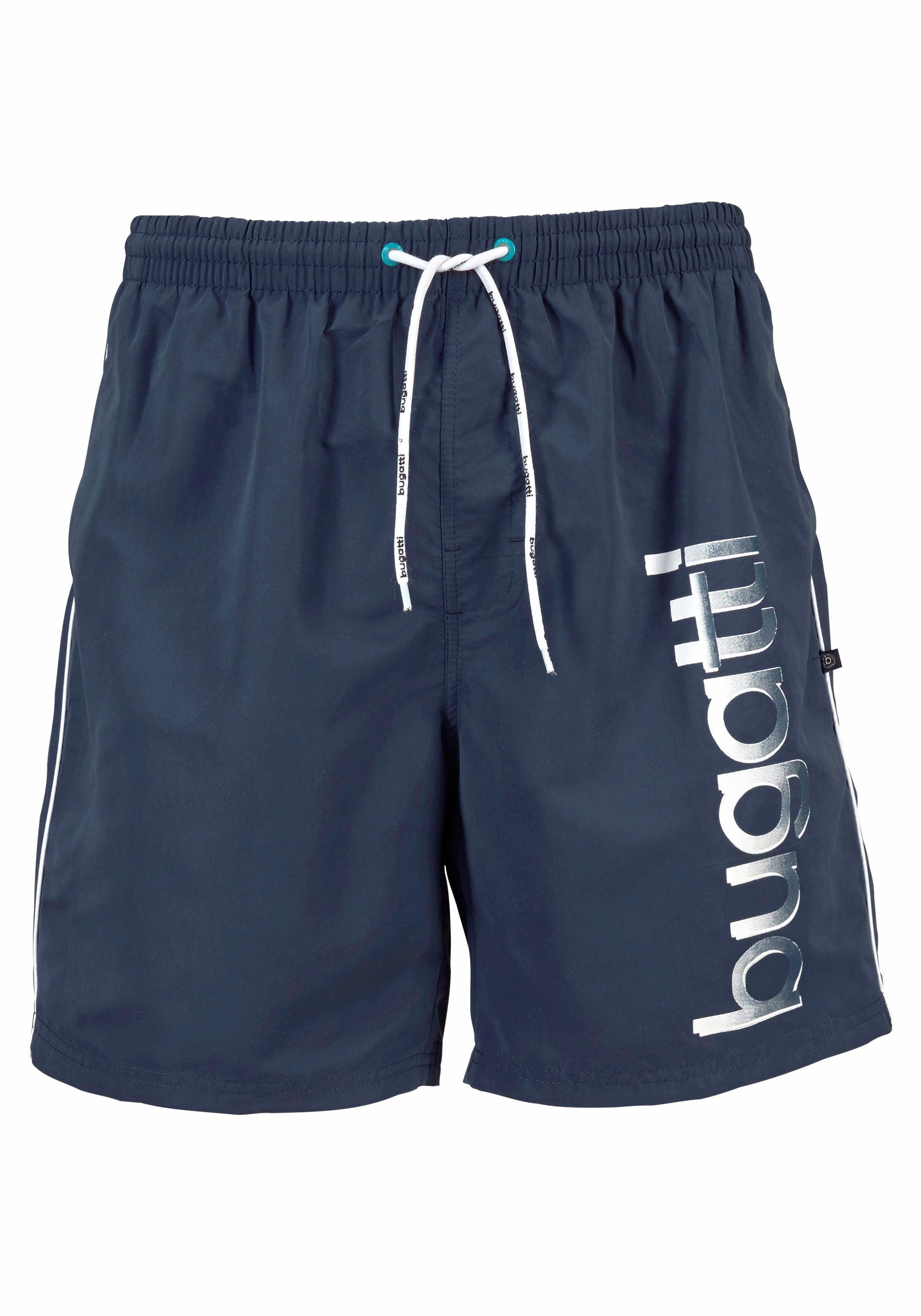 bugatti Badeshorts Giovanni mit großem Logoprint günstig online kaufen