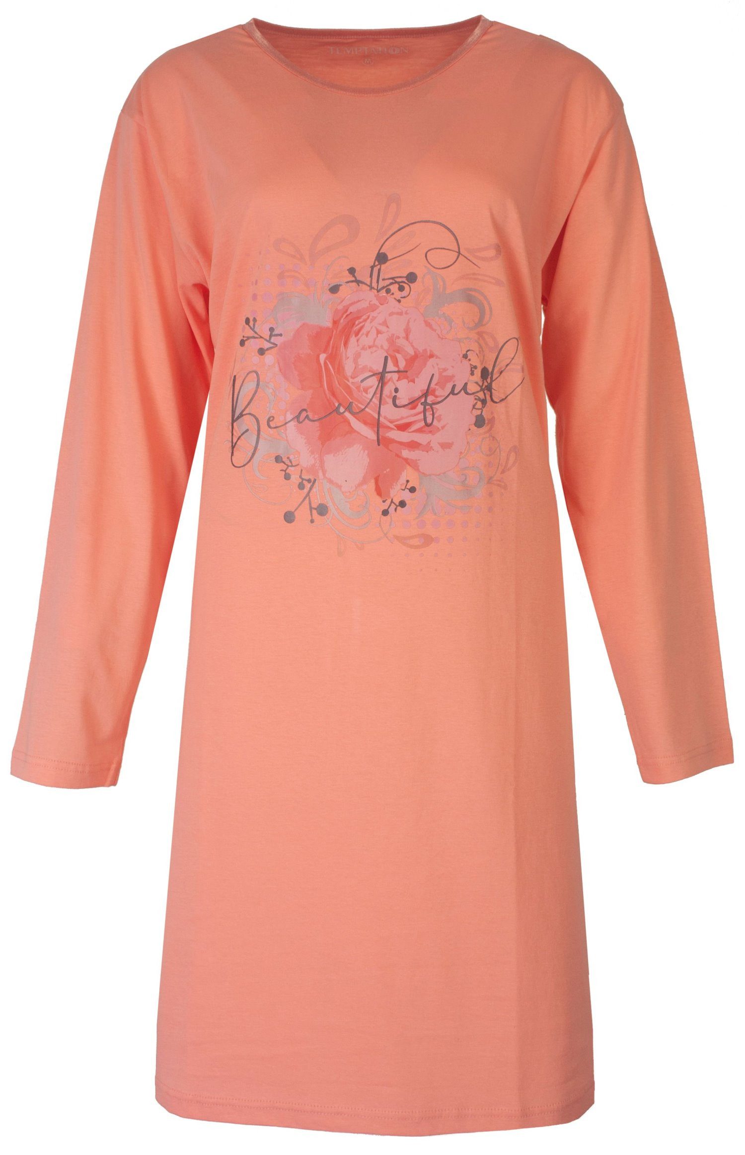 TEMPTATION Nachthemd Damen Schlafshirt mit langem günstig online kaufen