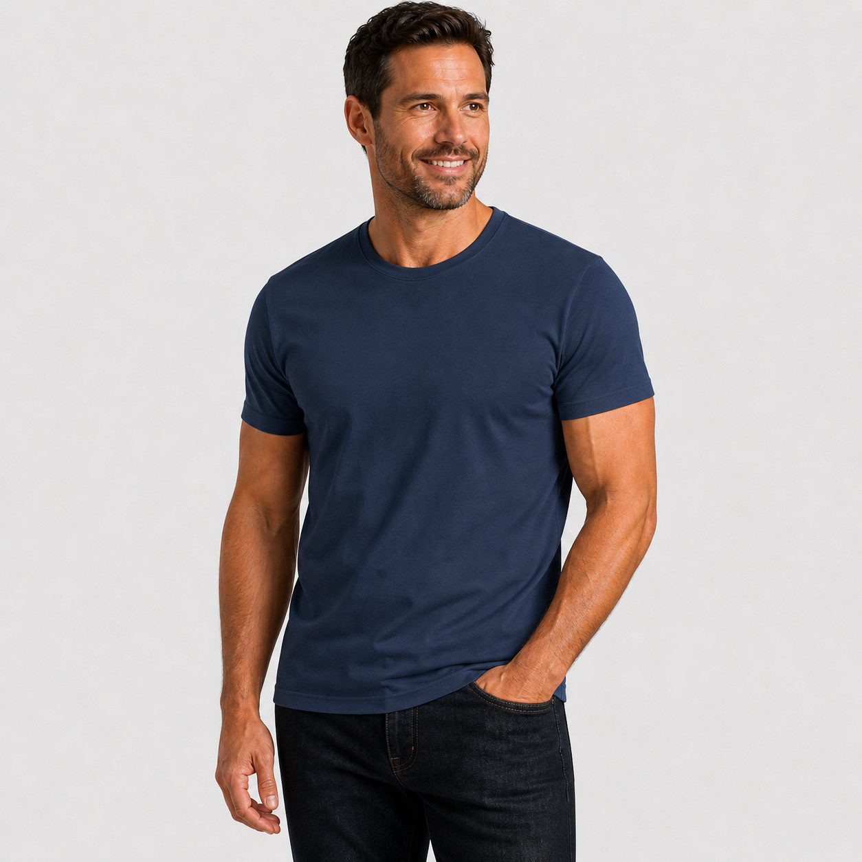 Sitztgut T-Shirt Classic Crew Neck T-Shirt (1-tlg)