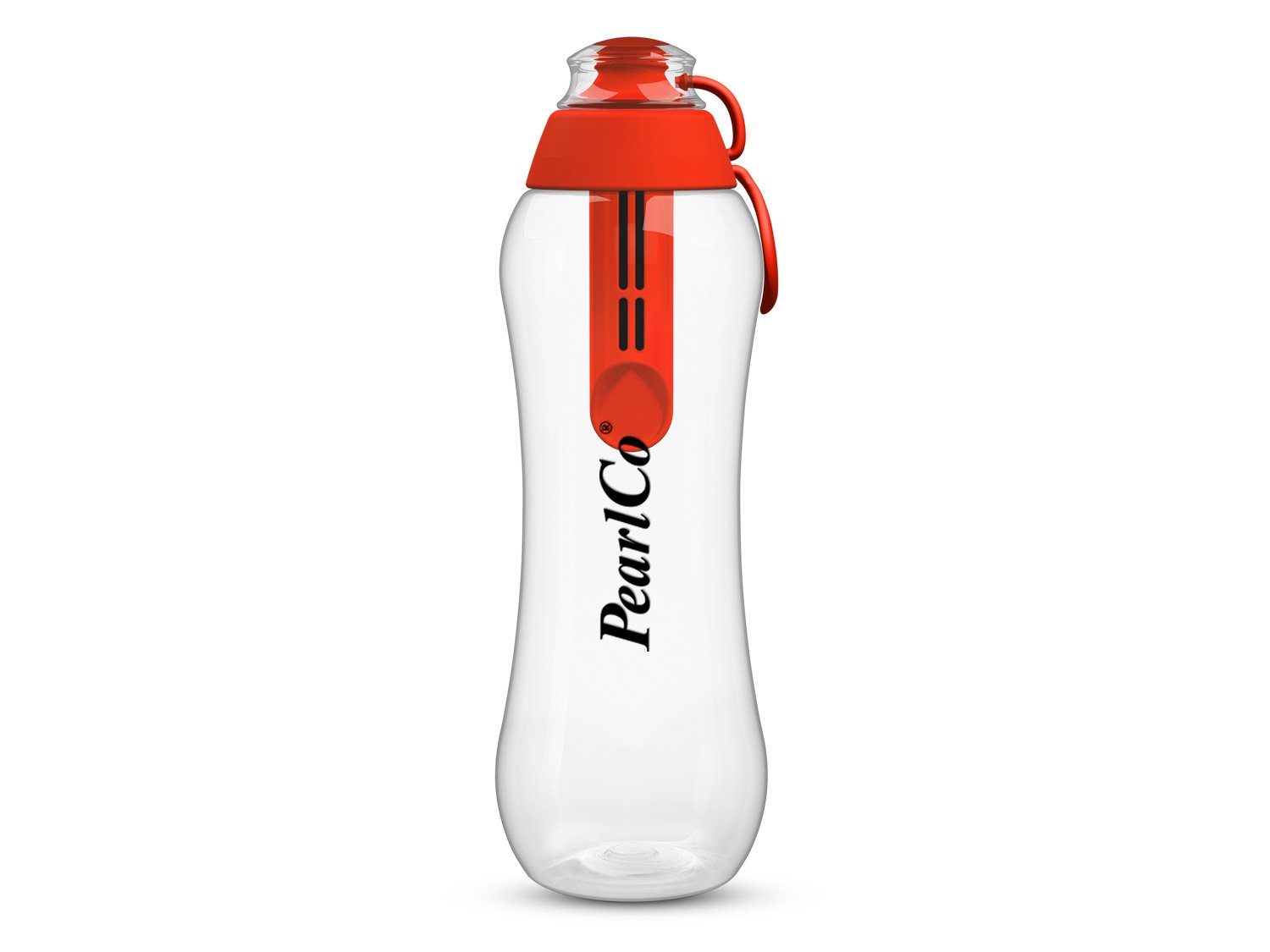 PearlCo Trinkflasche PearlCo Trinkflasche Mit Filter 0,5 Liter rot
